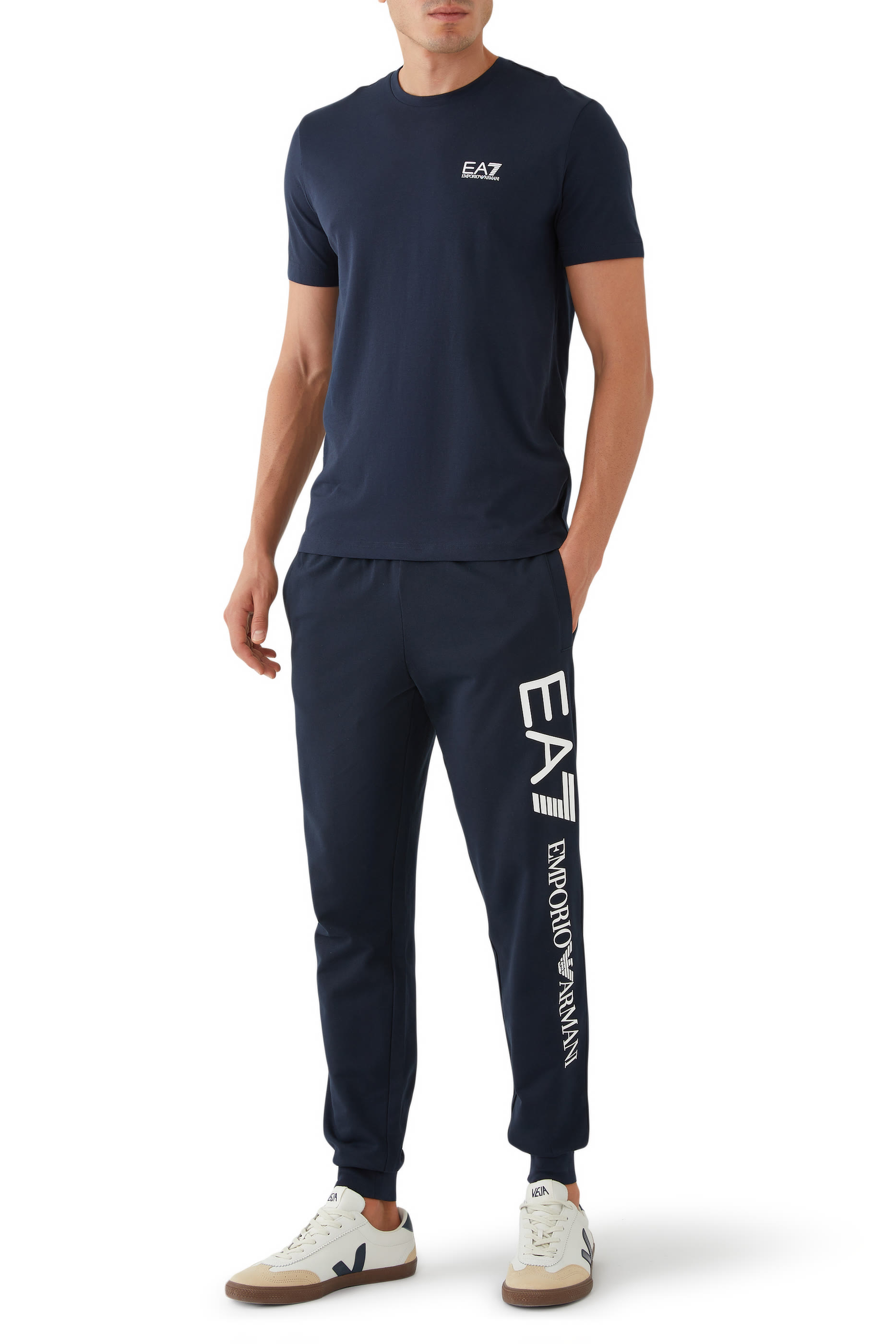 تيشيرت قطن بشعار الماركة