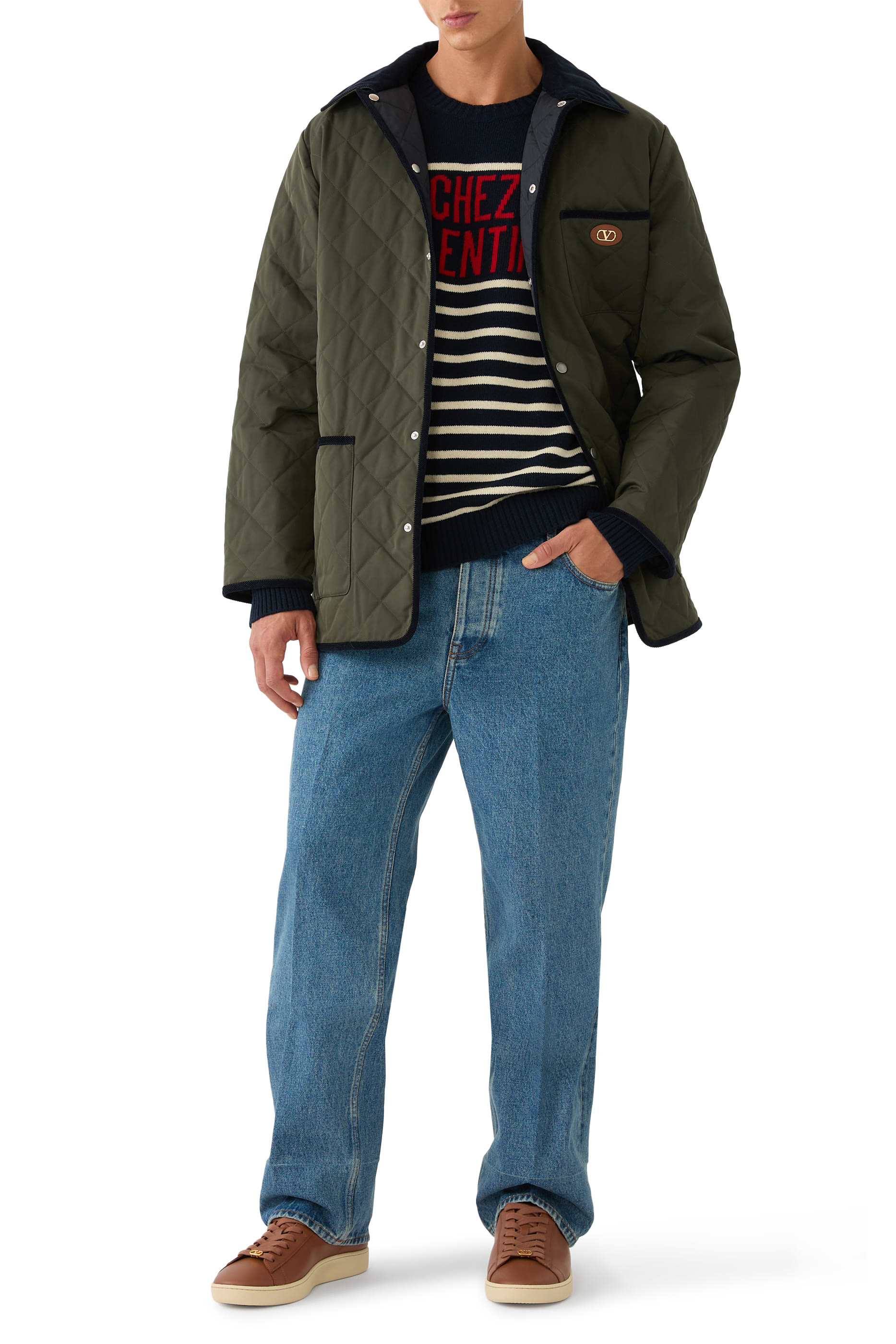 بنطال دنيم بخمس جيوب