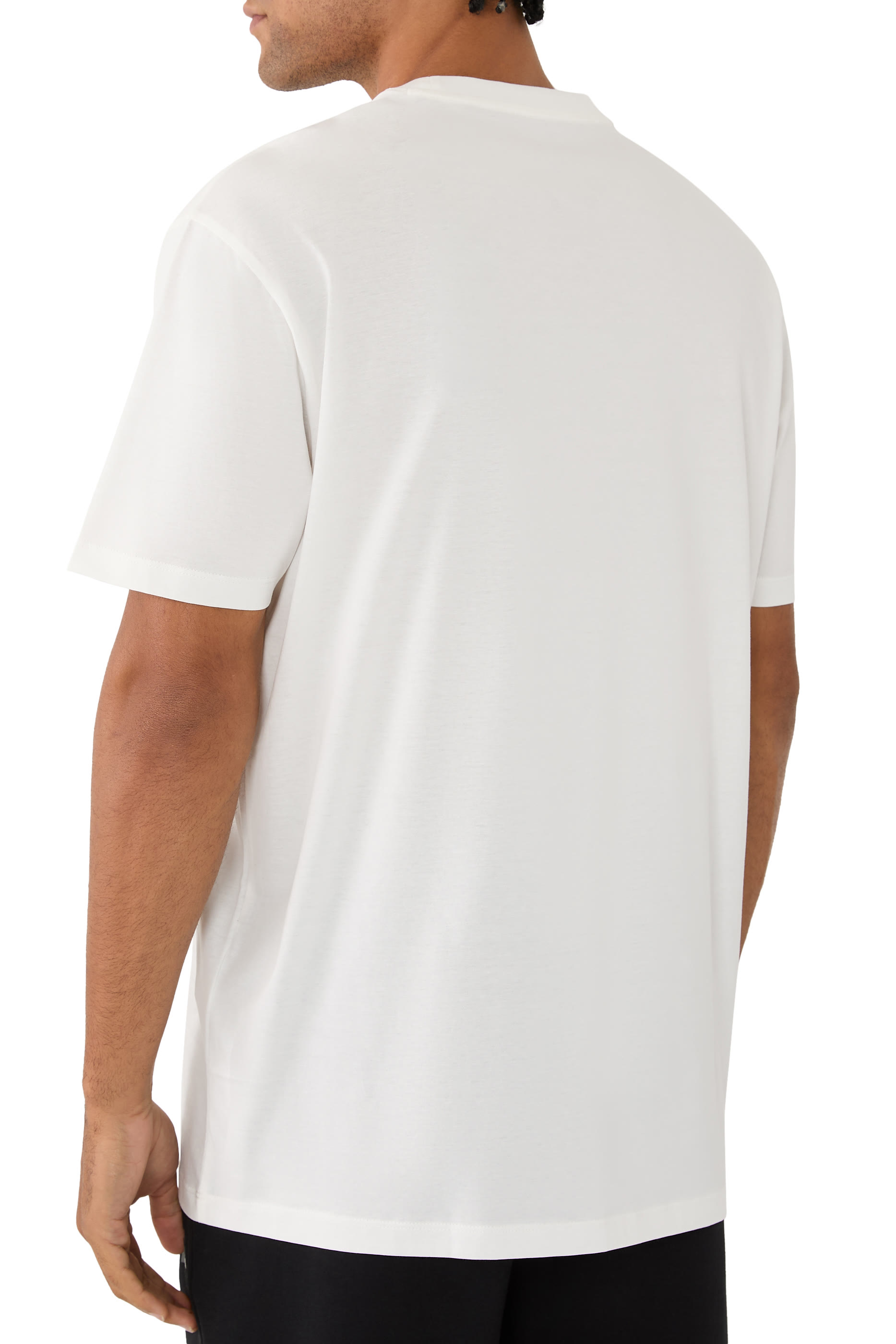 تيشيرت بنقشة شعار الماركة فينيل