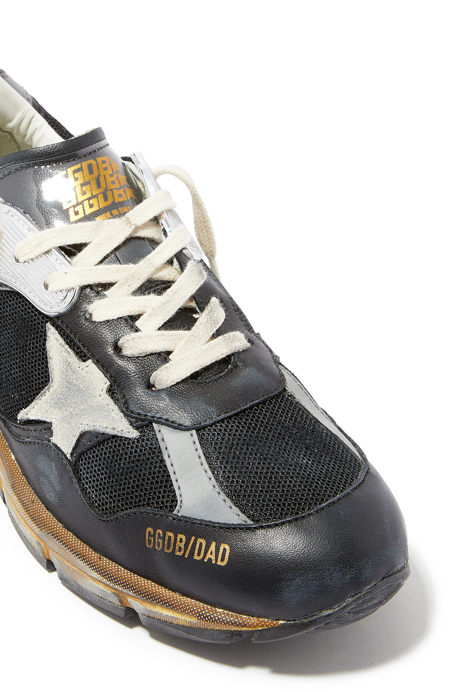 سنيكرز رانينج داد جلد وقماش شبكي