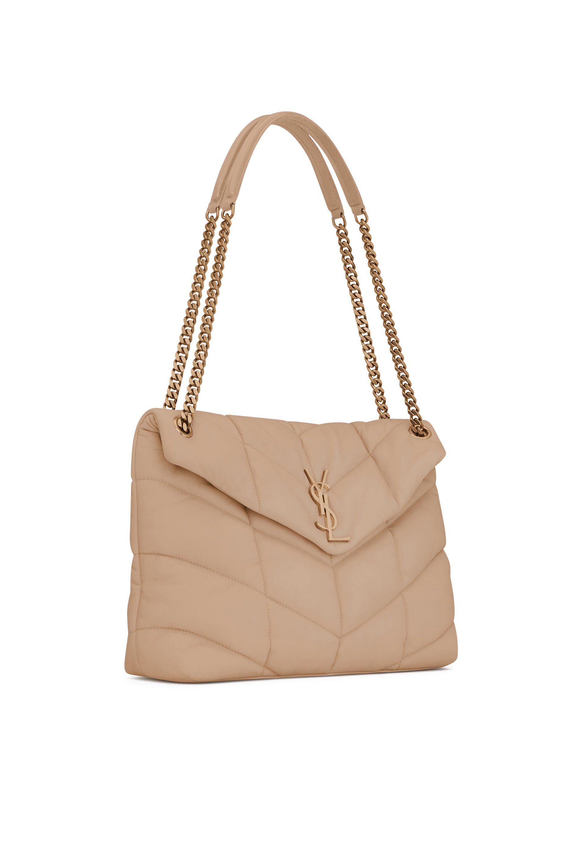 حقيبة لولو متوسطة بتصميم مبطن منفوخ