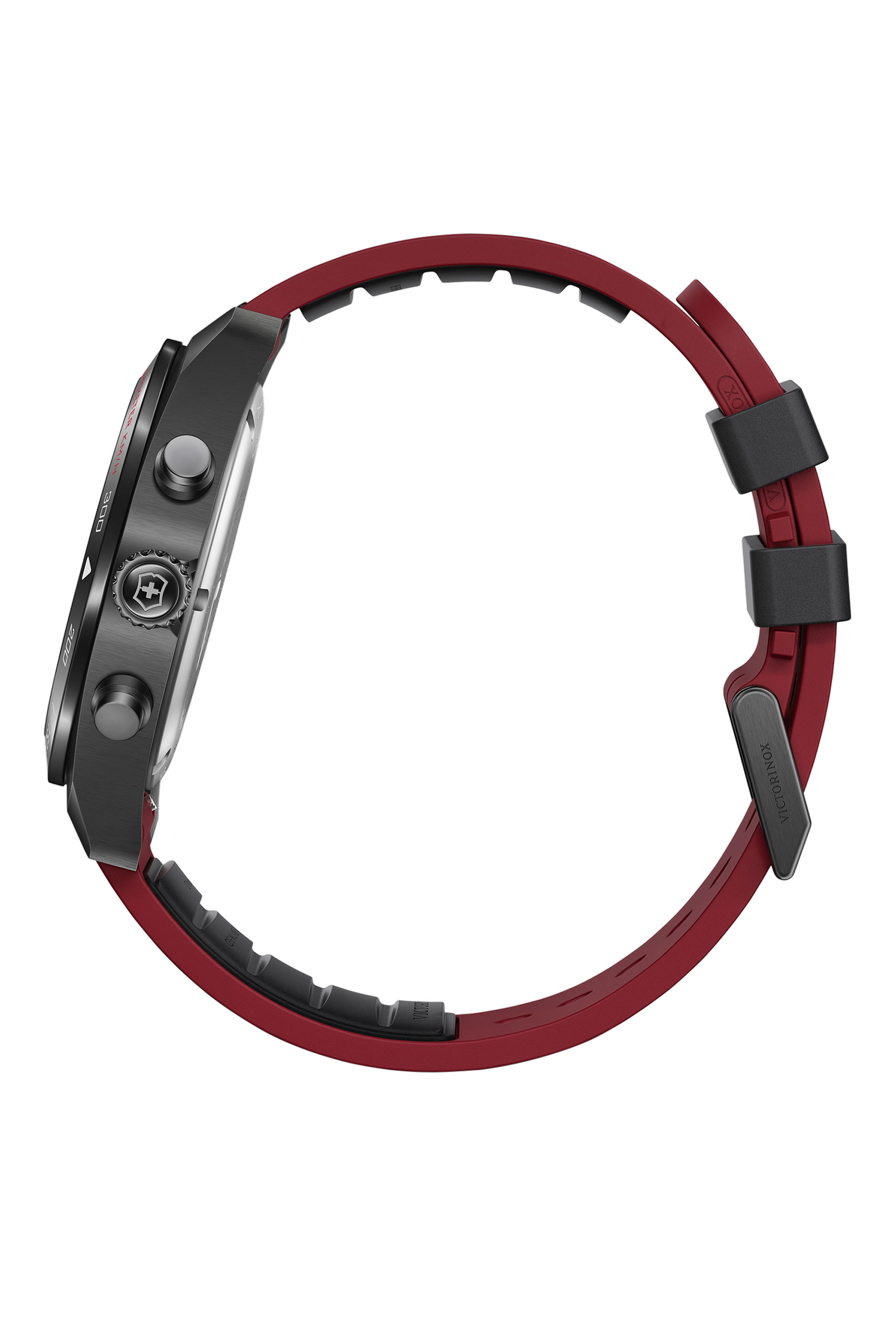 ساعة كرونوغراف سويس ارمي، ستانلس ستيل ومطاط