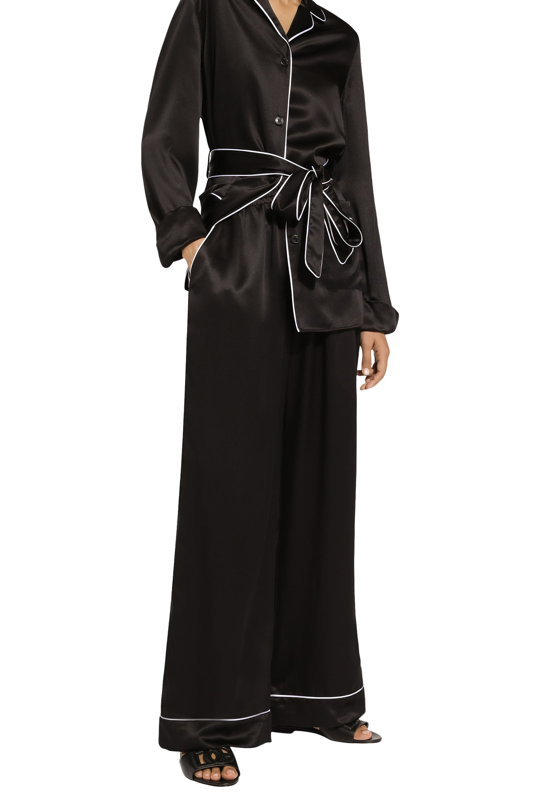 بنطال بيجامة حرير