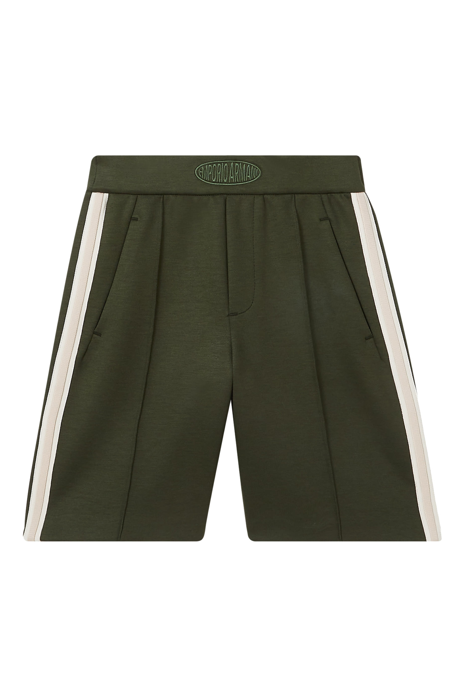 شورت بشعار الماركة بحياكة أمامية للأطفال