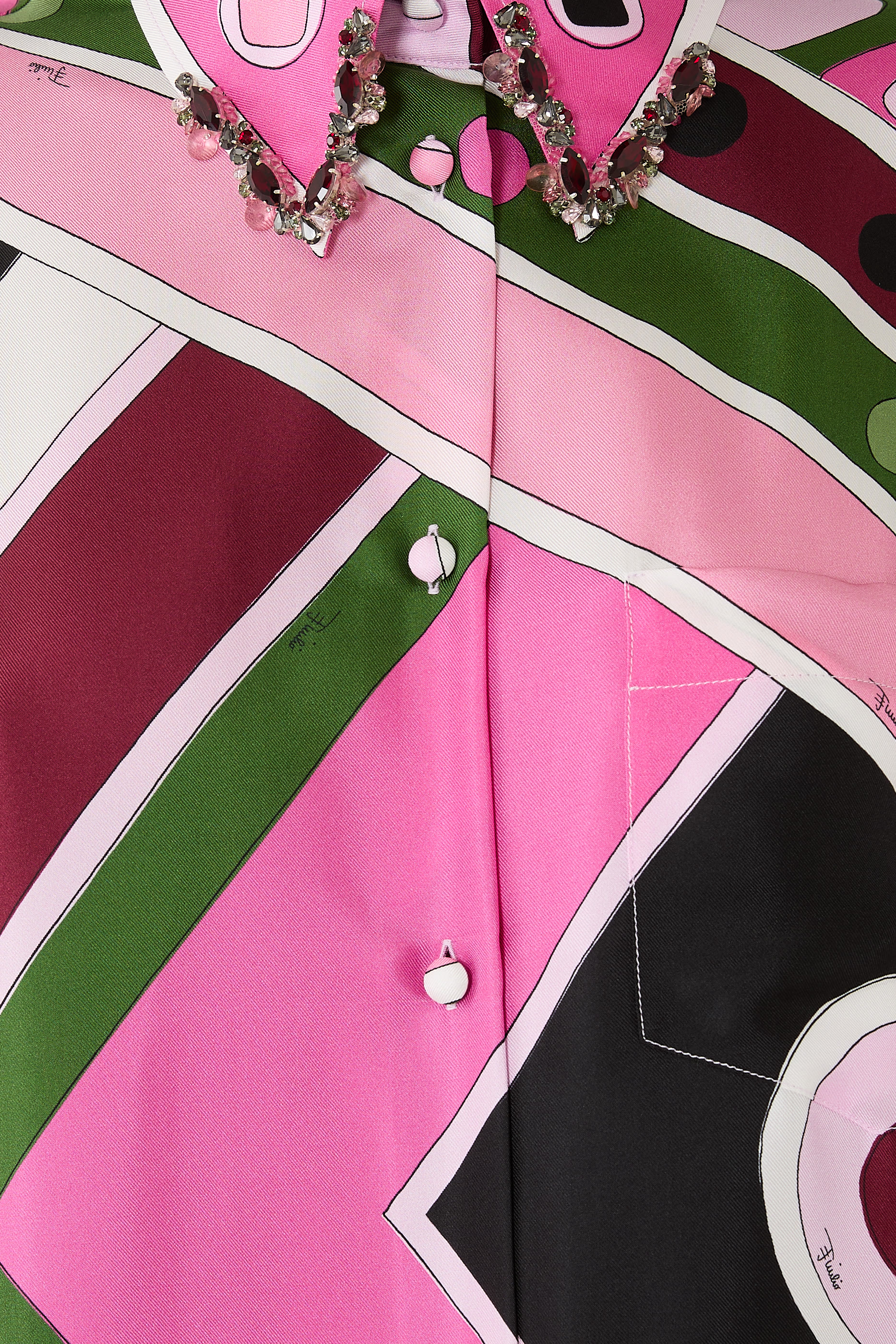 قميص بطبعة فيفارا حرير تويل