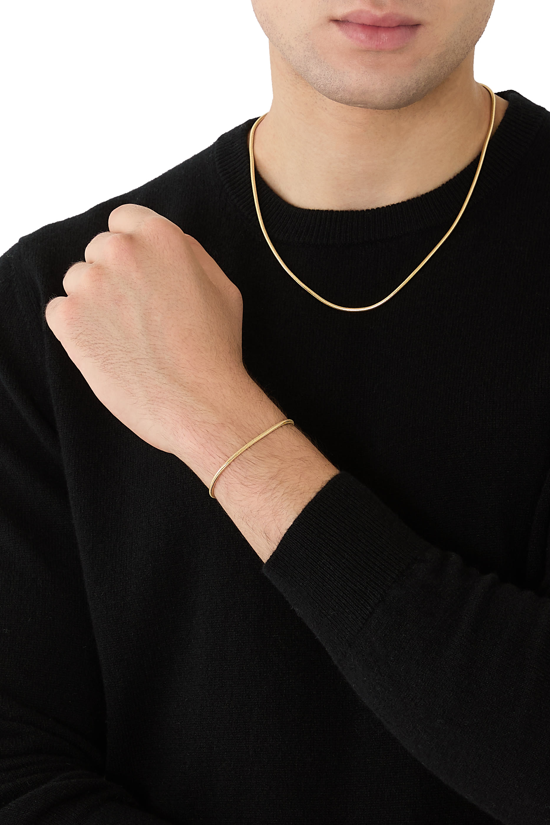 قلادة سنيك بتصميم سلسلة