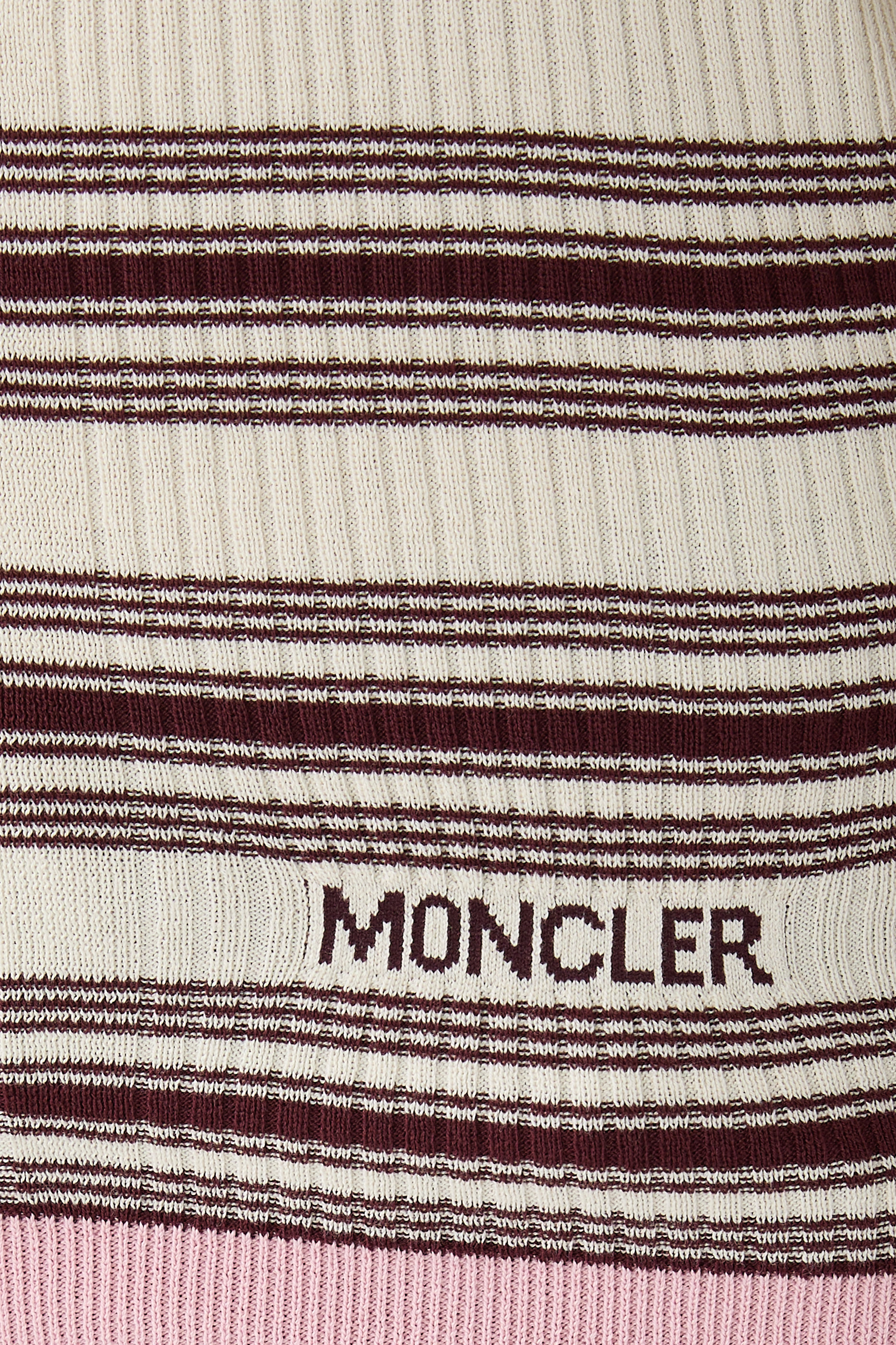 قميص بولو مخطط بأكمام طويلة قطن