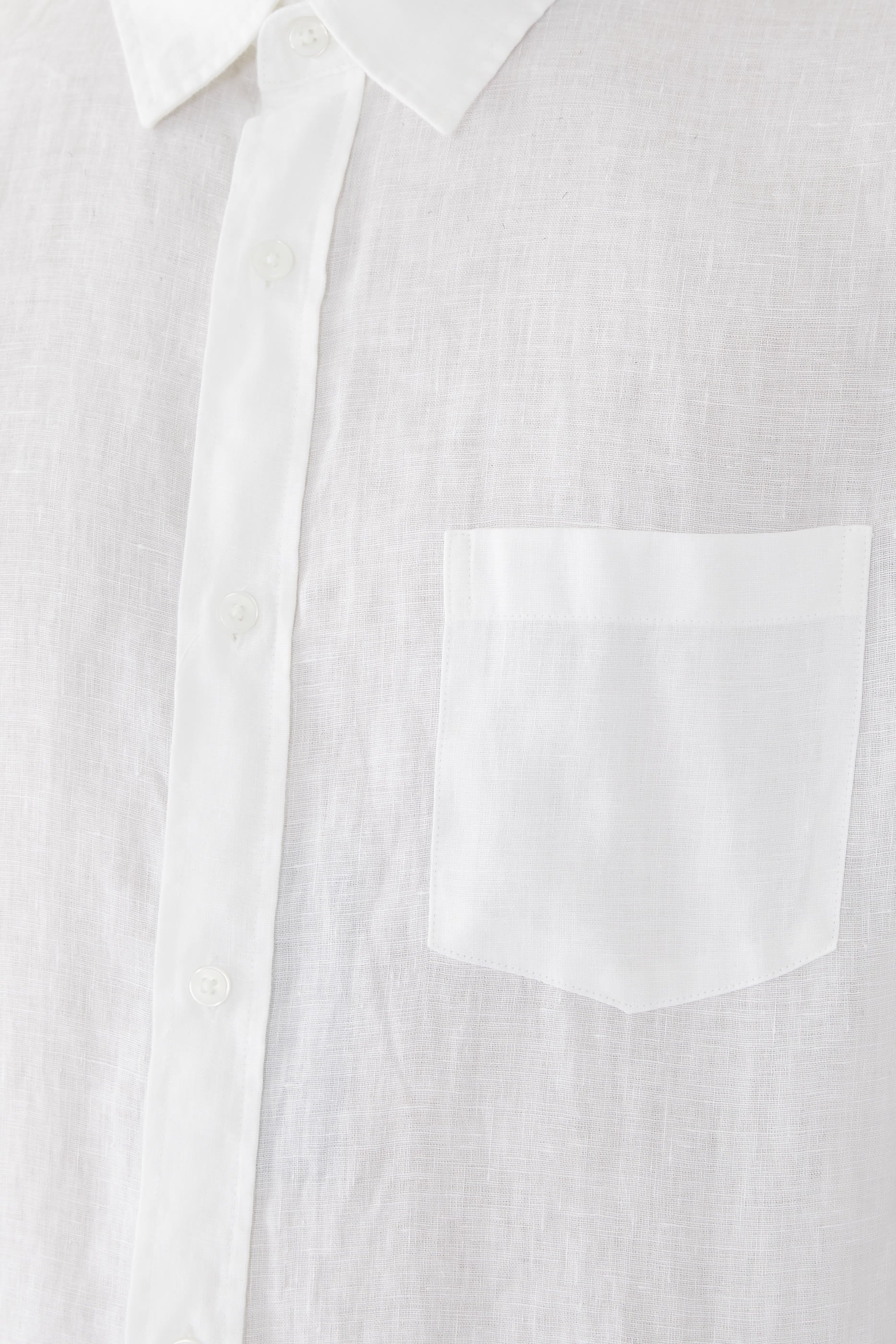 قميص بأكمام طويلة كتان