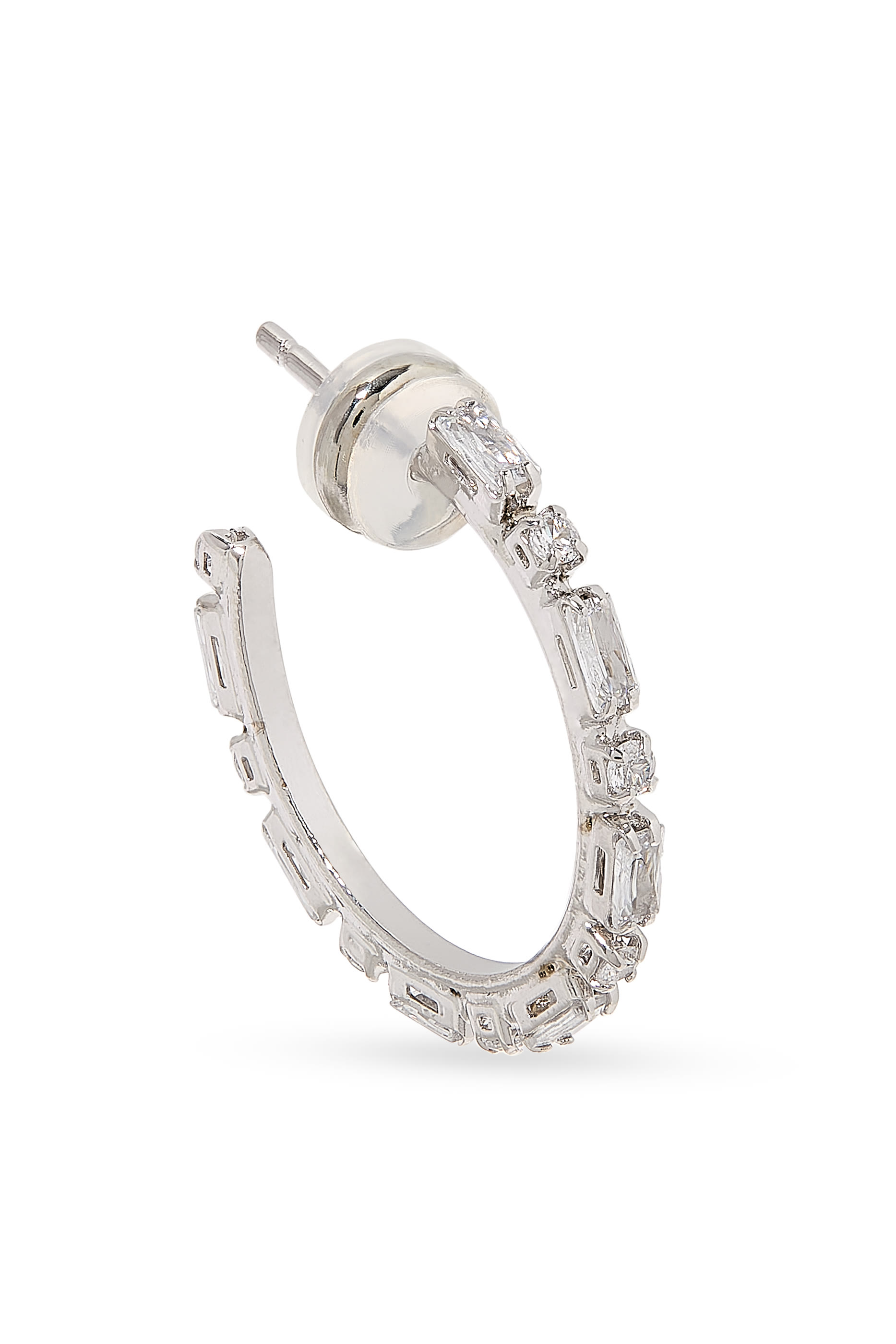 Evelyne Crystal Loops, 18k Gold / Rhodium & Swarovski Crystals