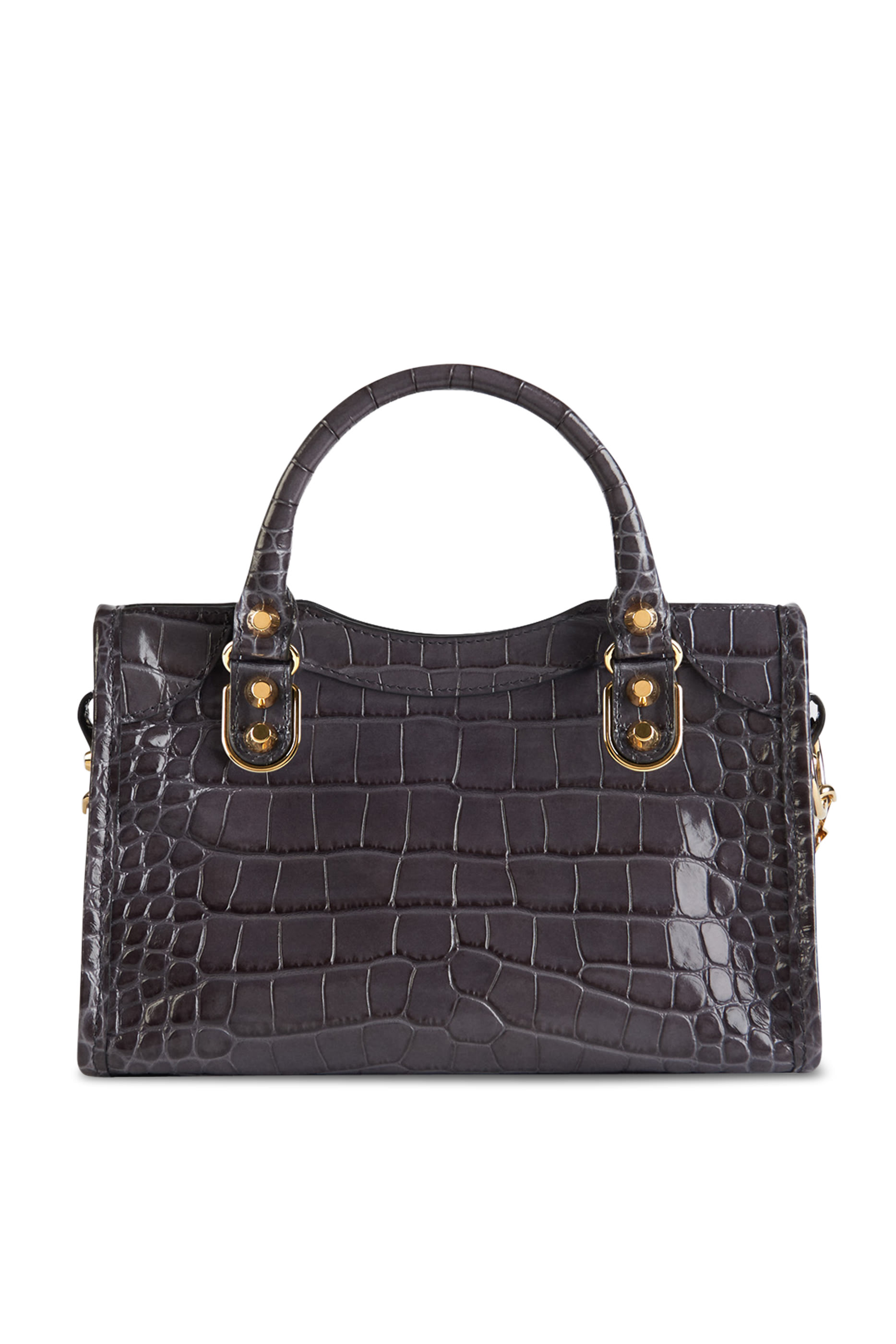 حقيبة سيتي صغيرة بحافة لامعة