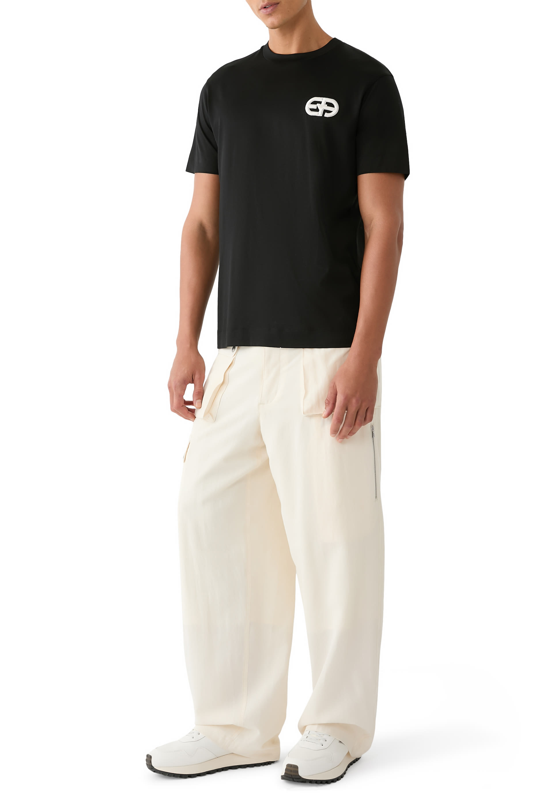 سنيكرز اي أس في نايلون معاد تدويره وتفاصيل سافيانو صديق للبيئة