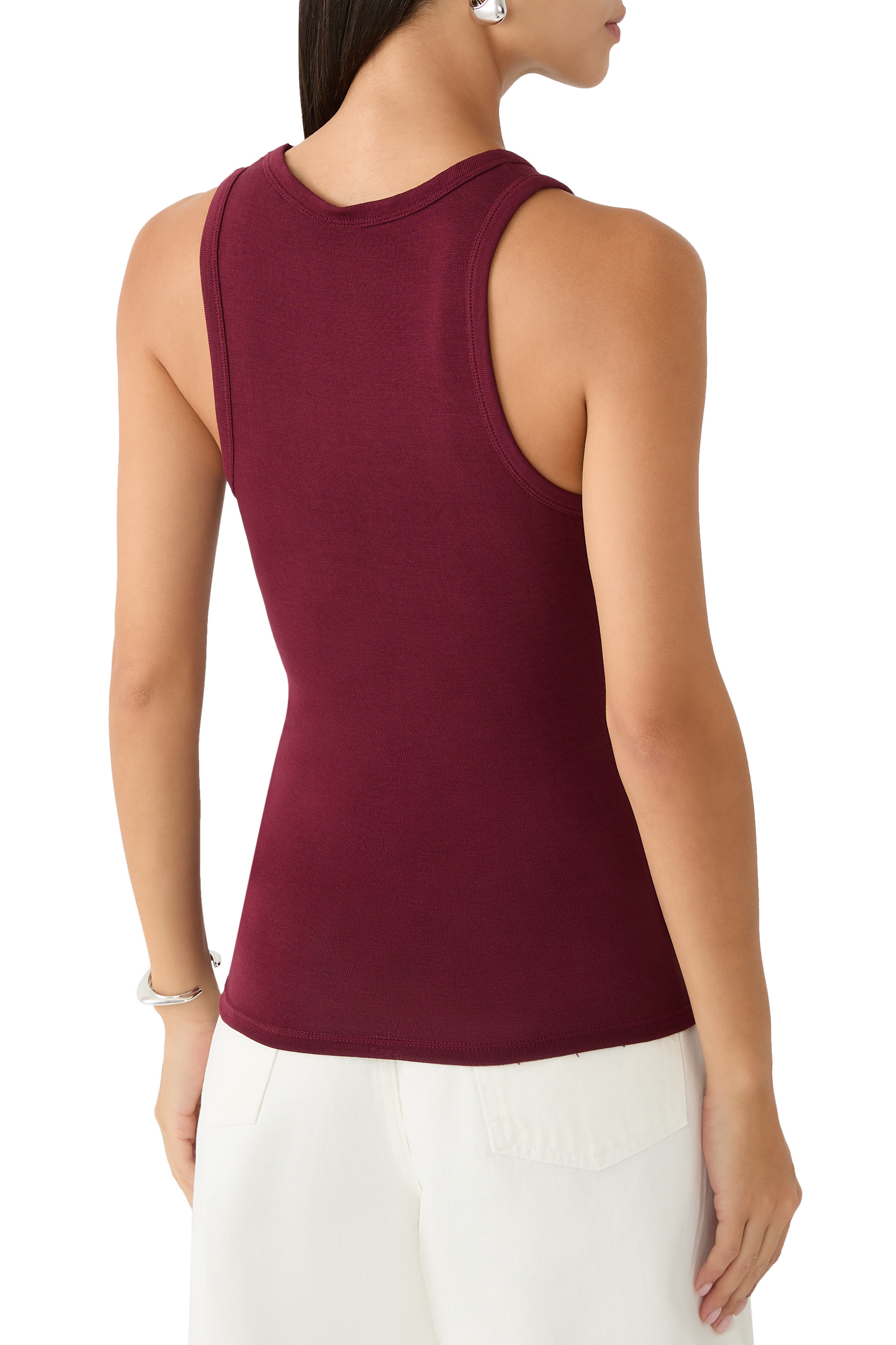 بلوزة بلا أكمام جيرسيه