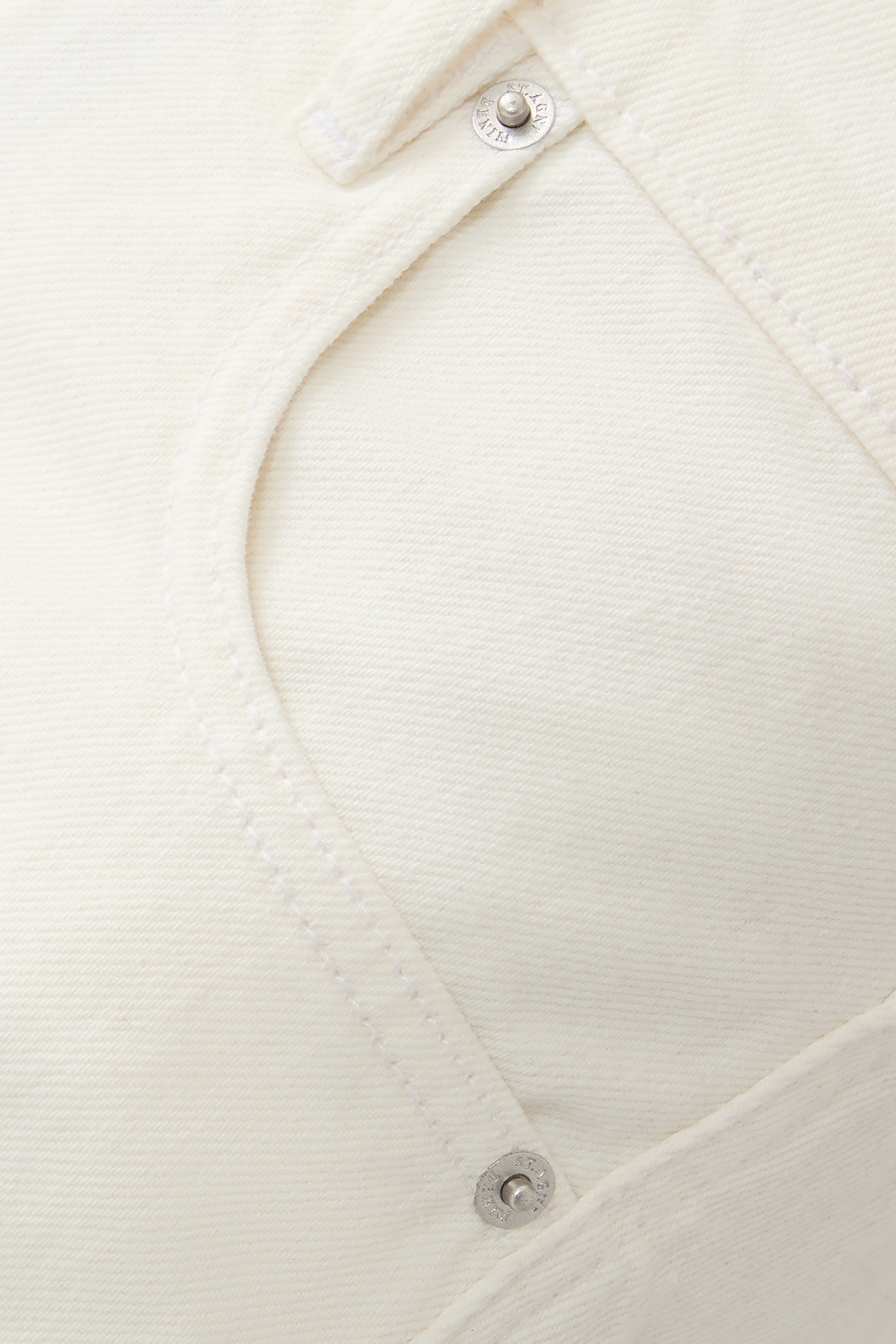 بنطال جينز بالون بخصر متوسط الارتفاع