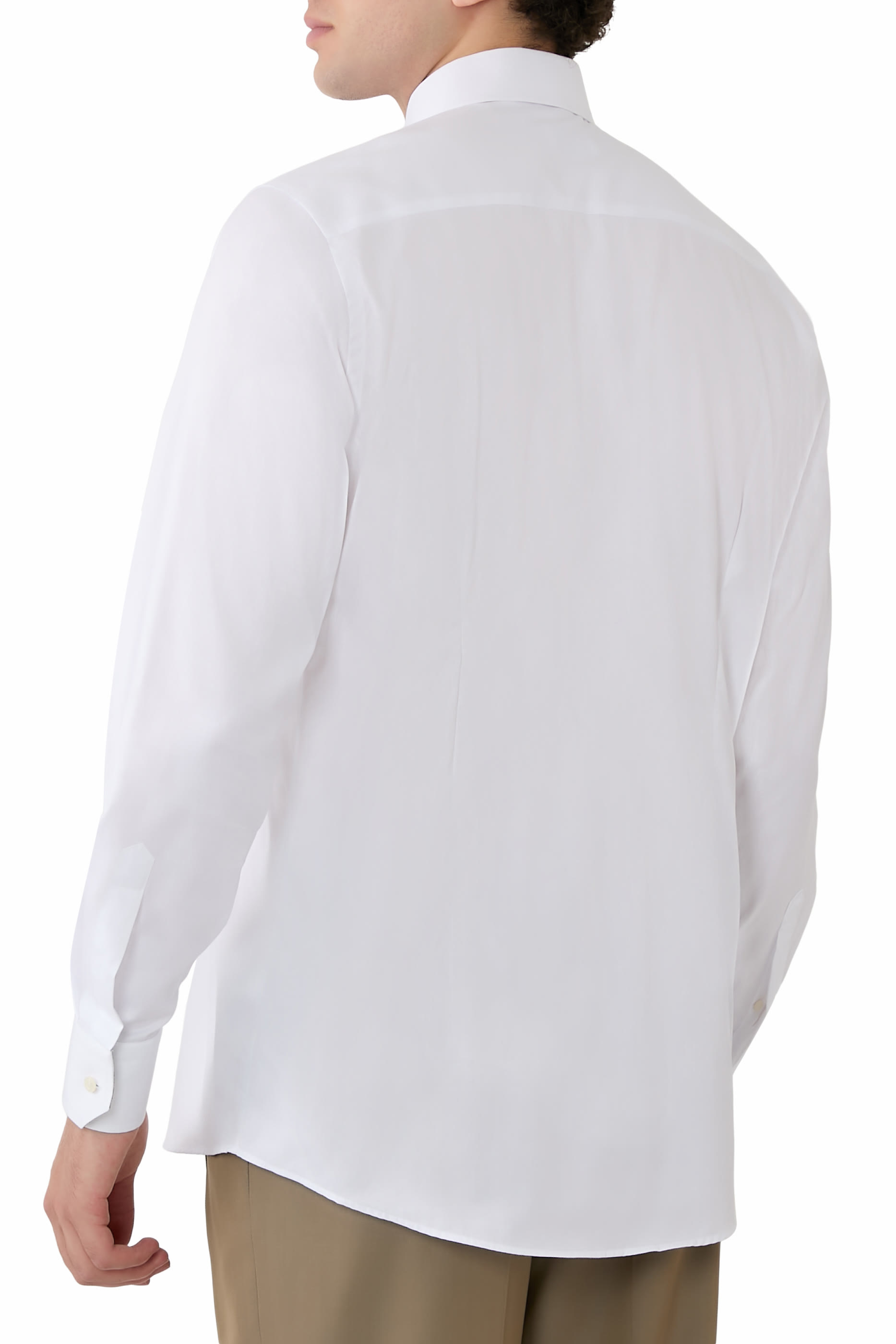 Medallion Effect Signature Twill Shirt