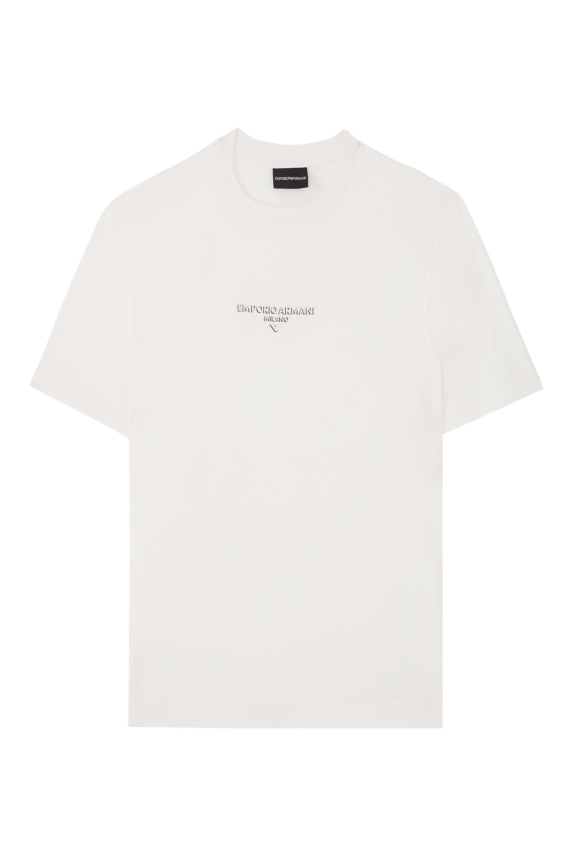 تيشيرت بأكمام قصيرة وشعار الماركة