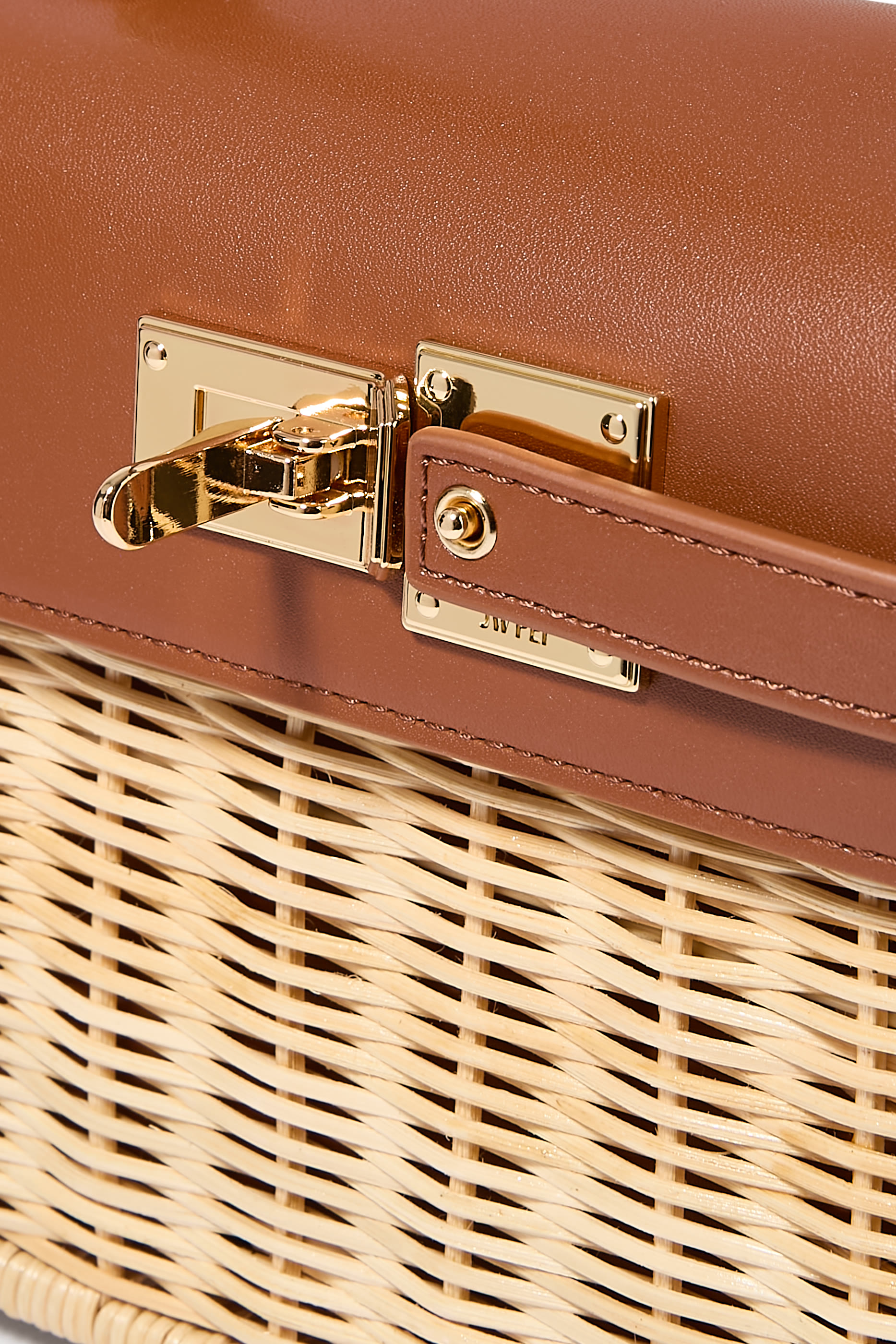 حقيبة يد إليز بتصميم مجدول روطان طبيعي