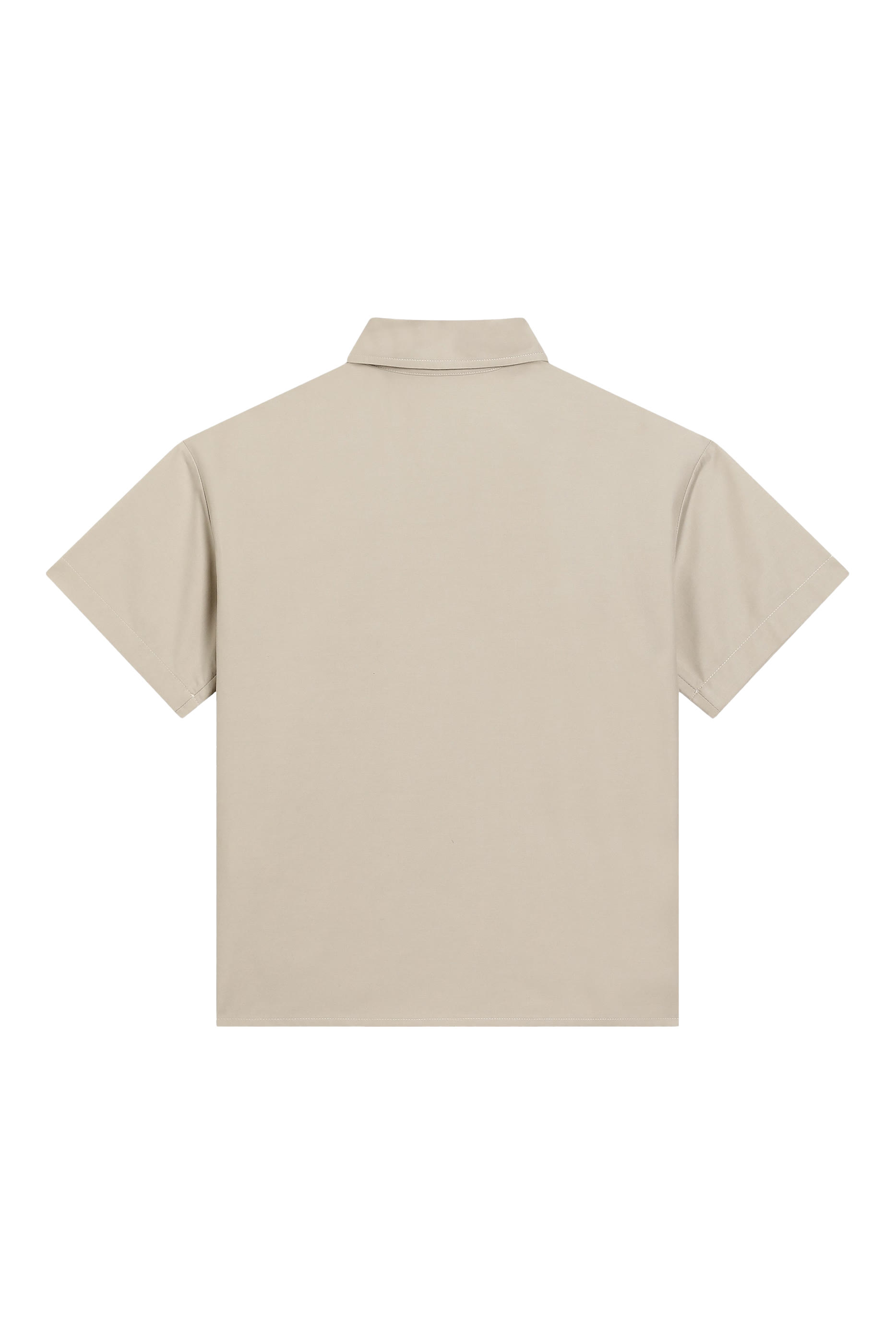 قميص بأزرار إغلاق بشعار الماركة للأطفال