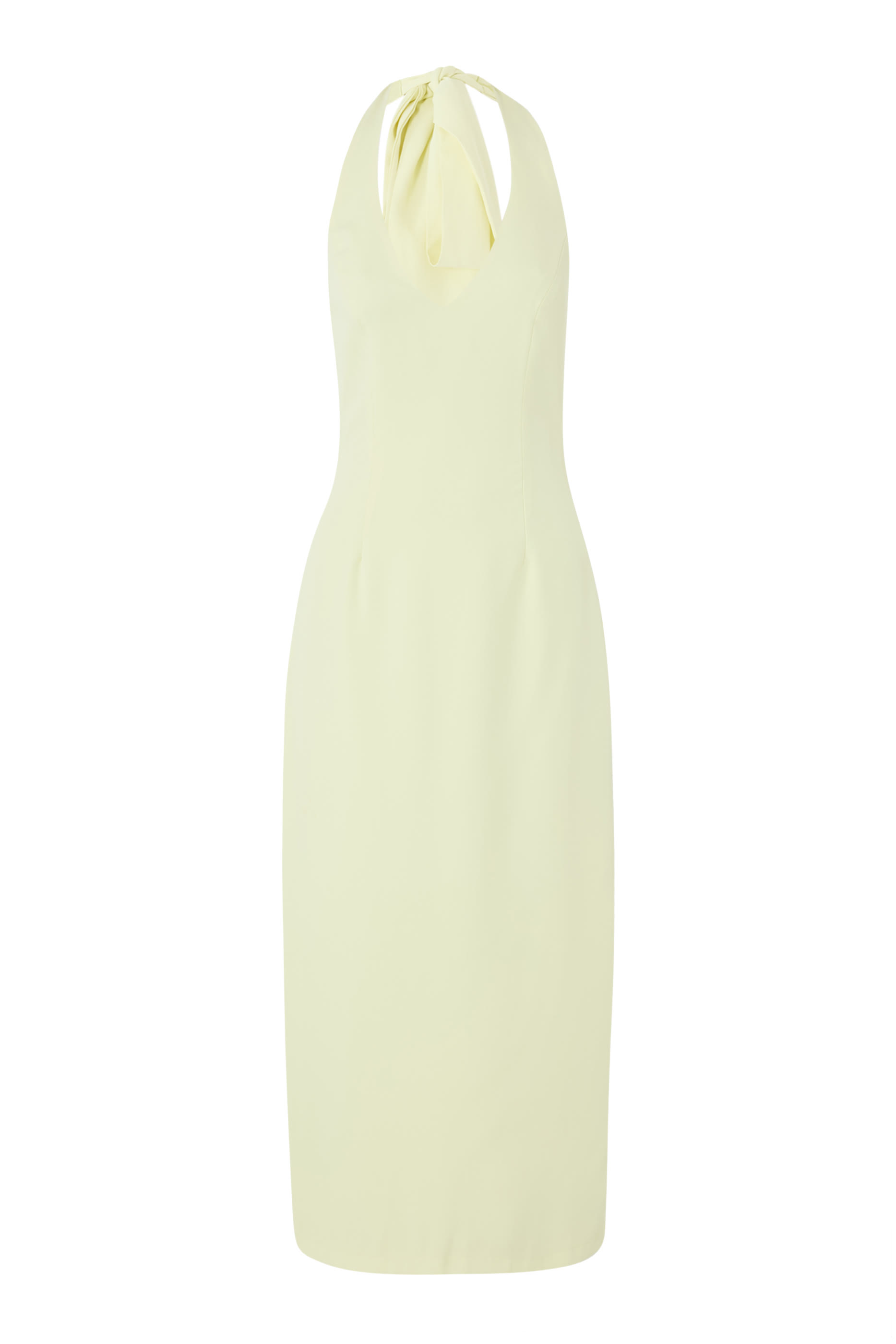 فستان التميت ميوز متوسط الطول بياقة V