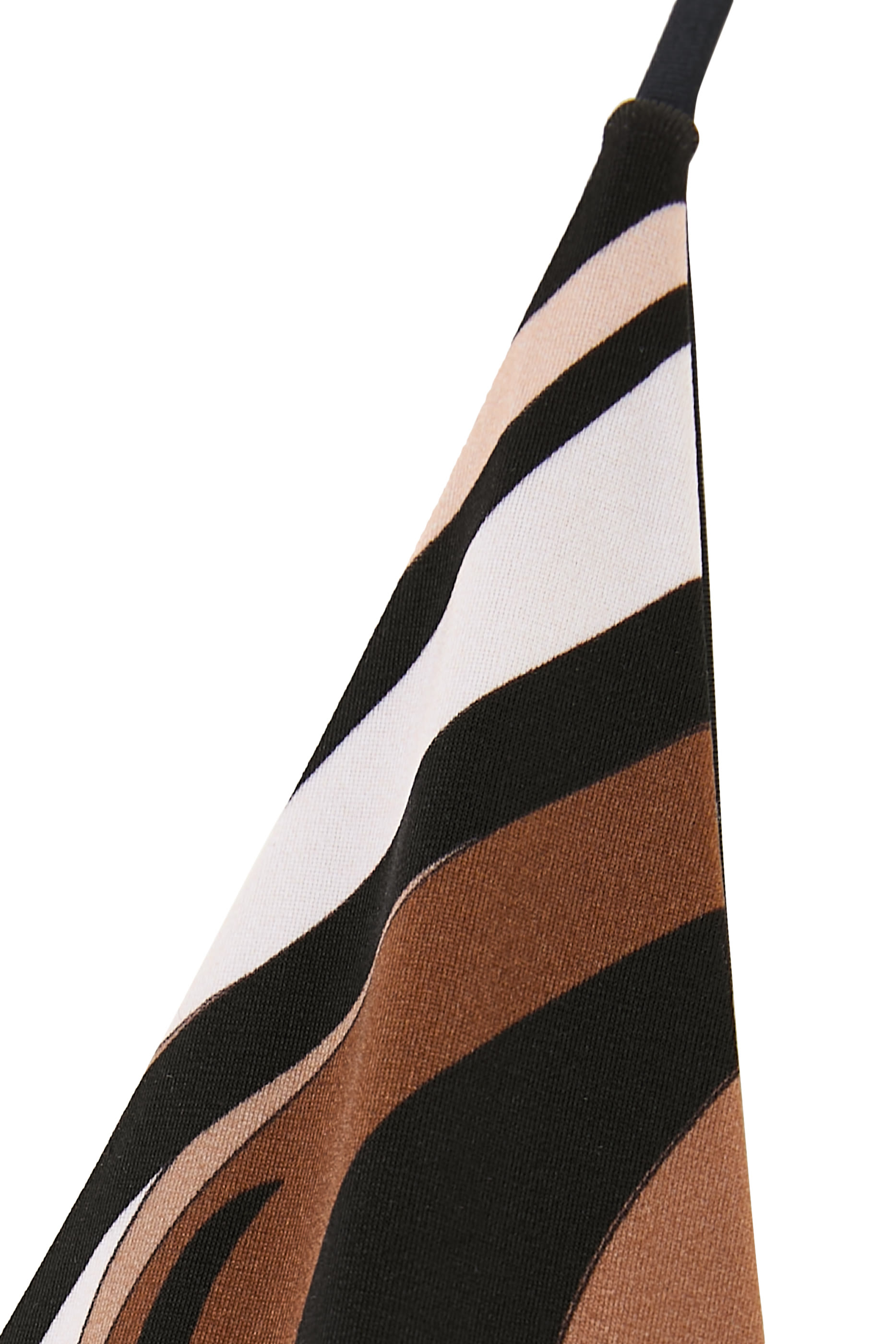 قطعة بيكيني علوية بطبعة مارمو بقوالب مثلثية