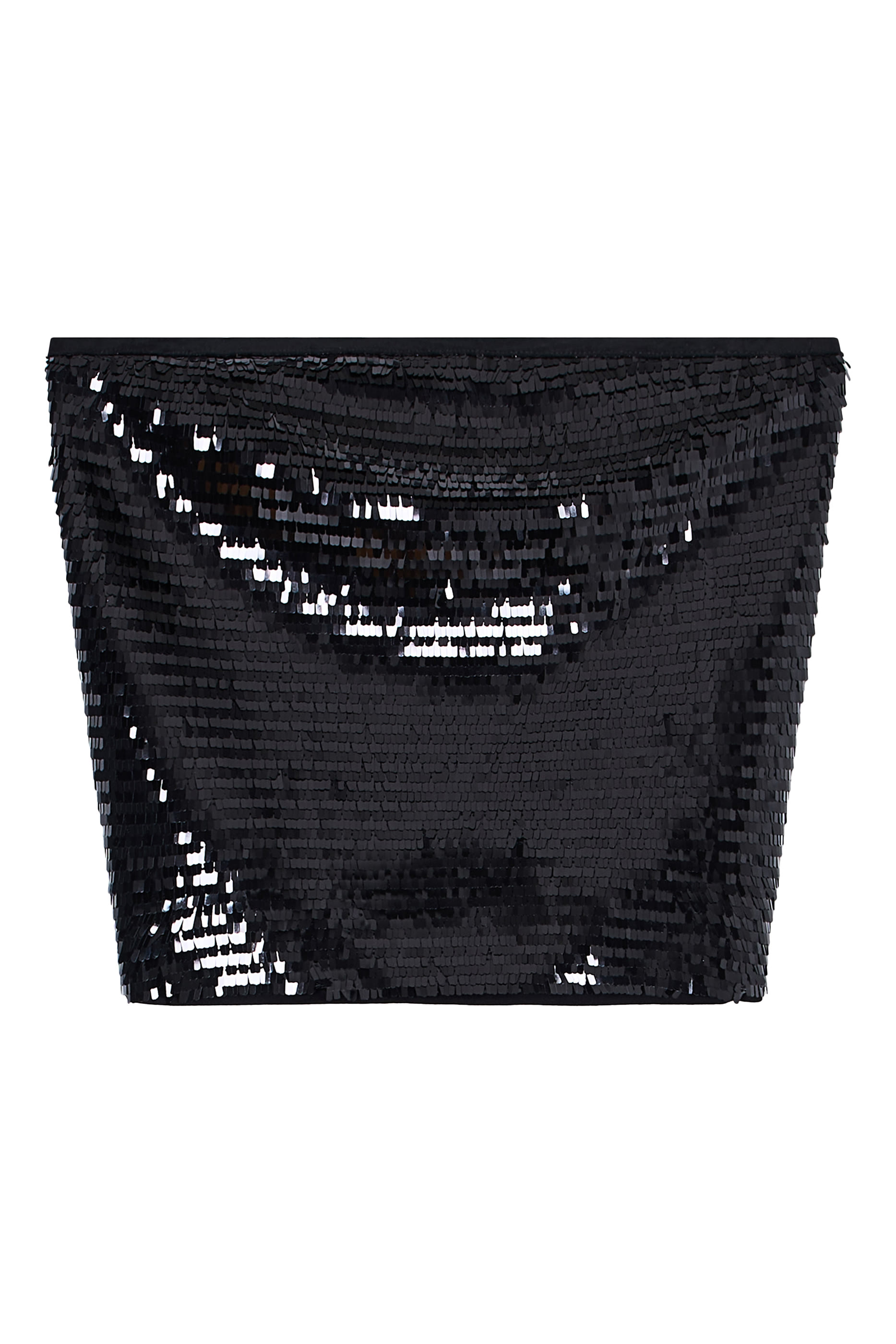 بلوزة نايت لاب بلا حمالات مزينة بترتر