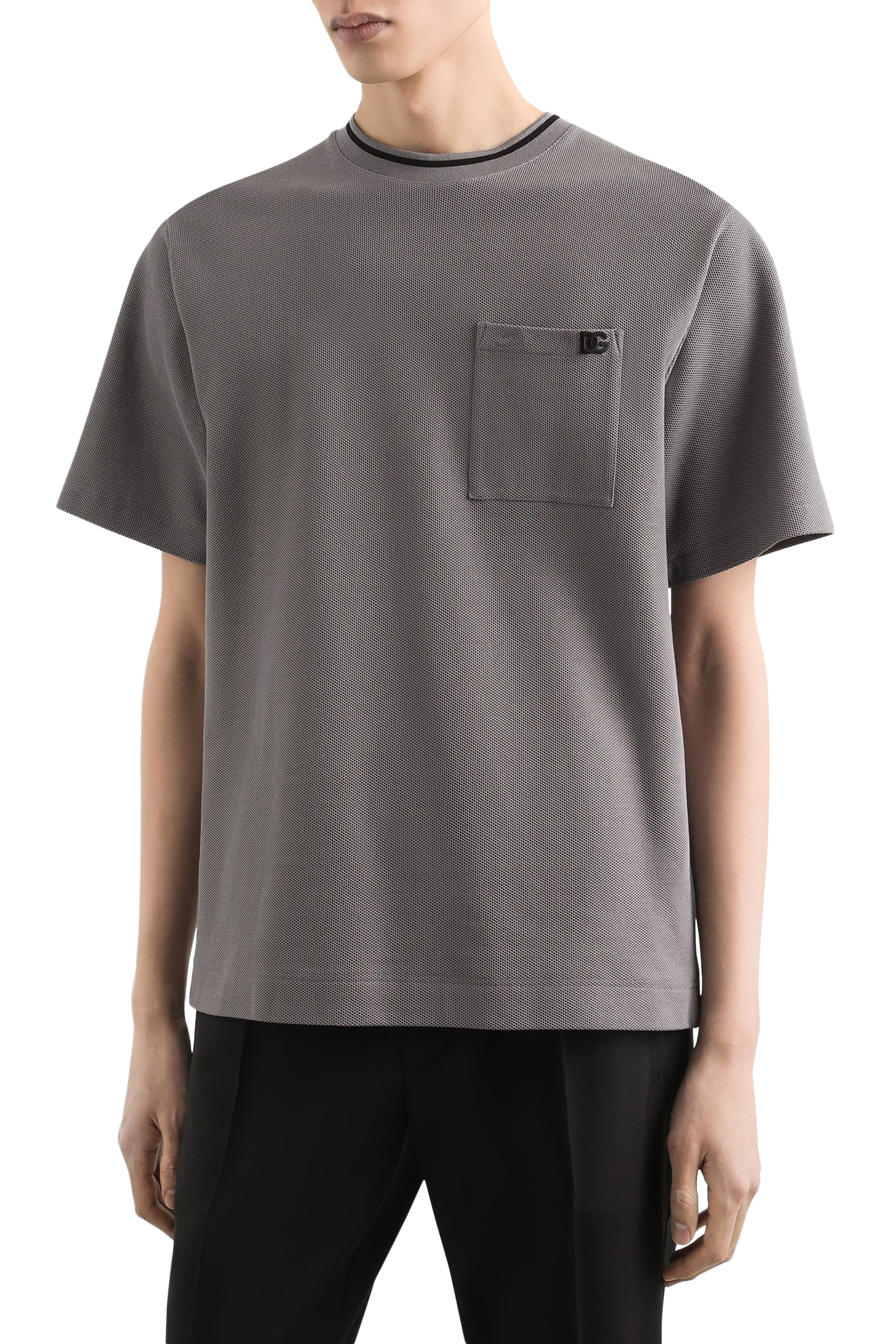 تيشيرت بشعار الماركة بيكيه قطن للأطفال