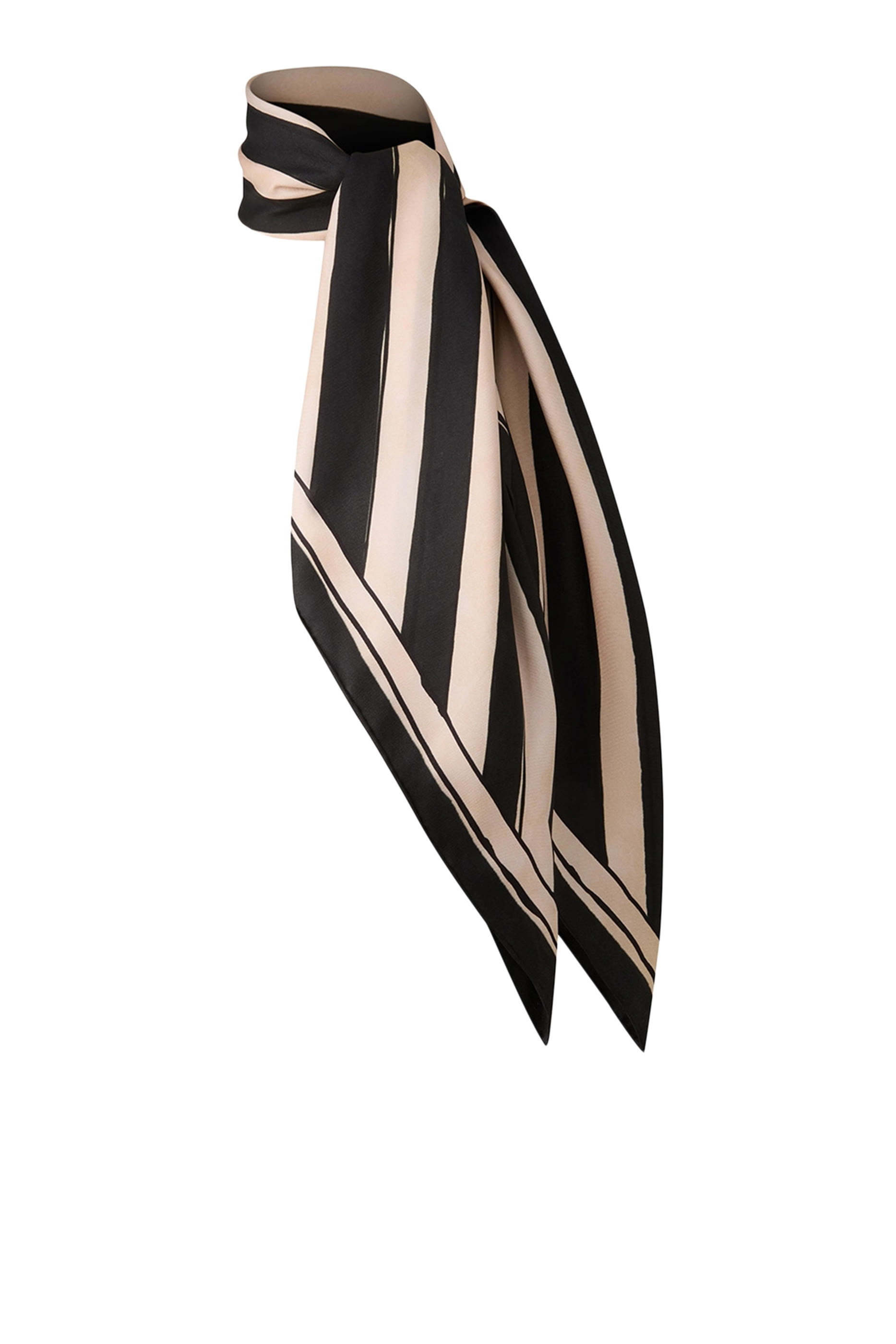 وشاح بتصميم مربع وطبعات حرير