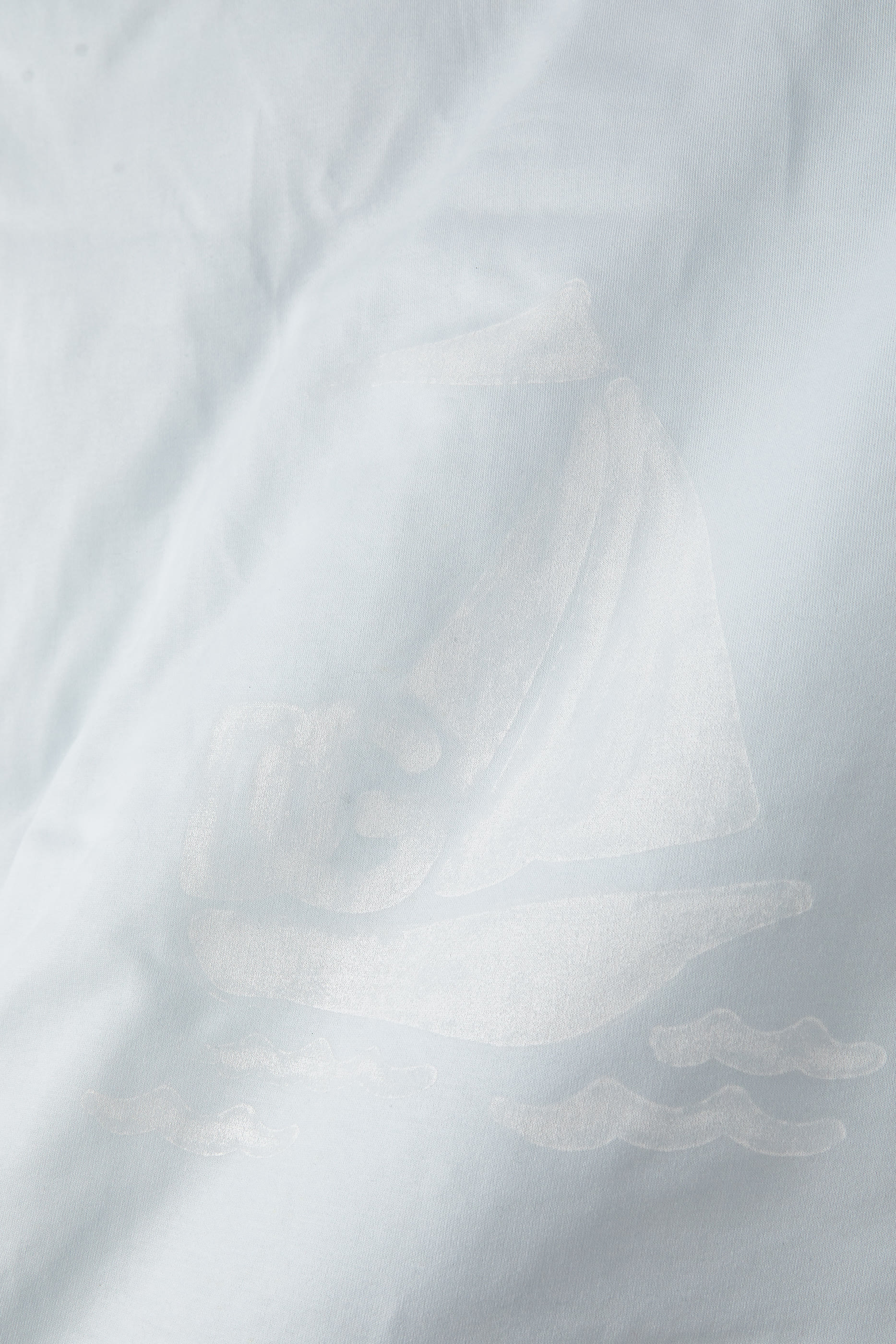 بطانية بطبعات شعار الماركة و قارب شراعي  للأطفال