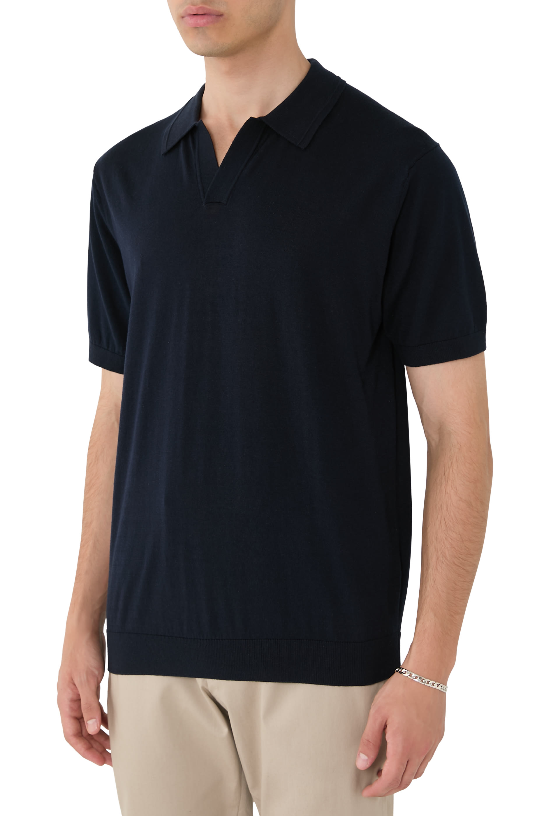 قميص بولو حرير