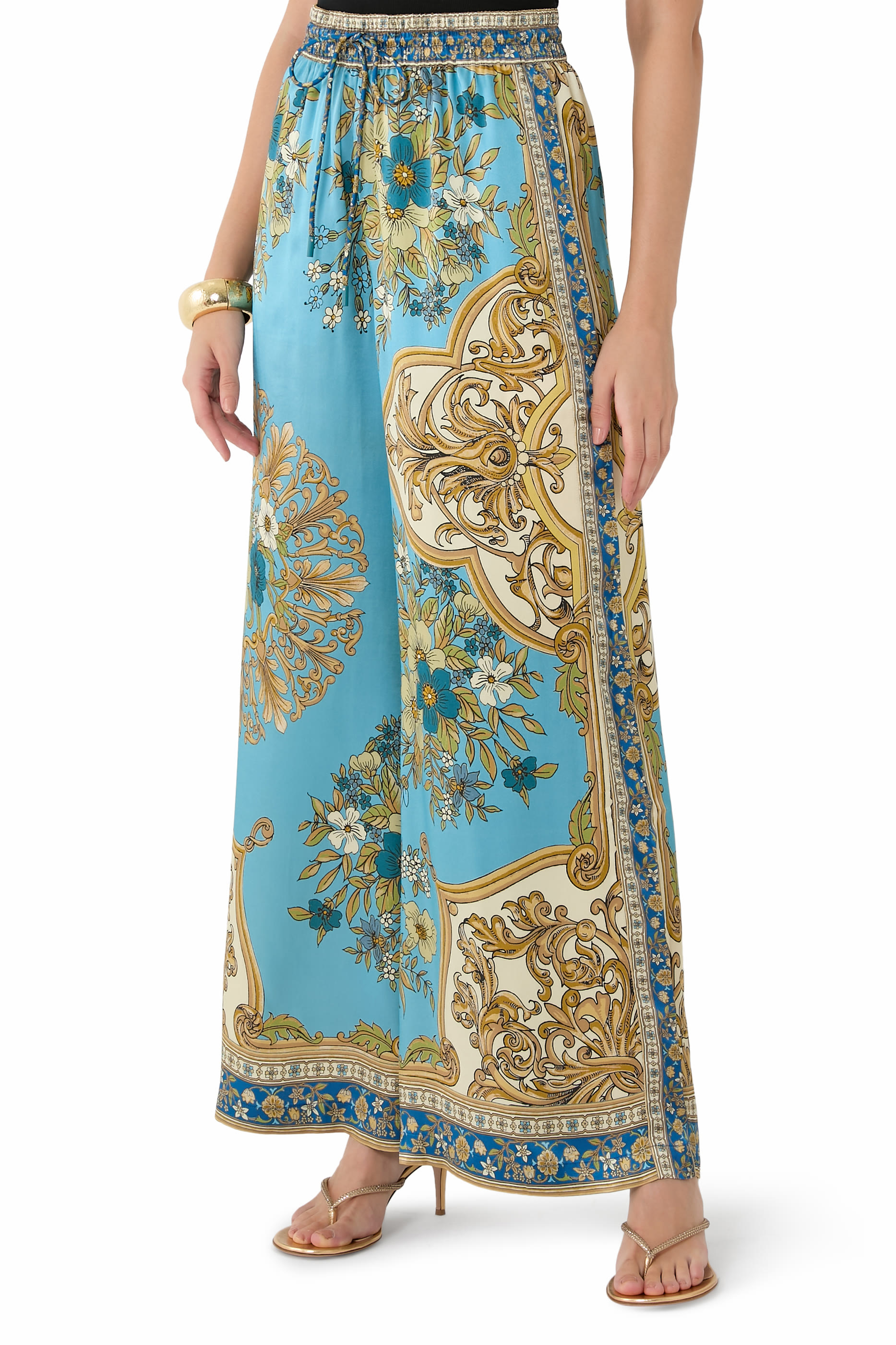 بنطال كاسي حرير