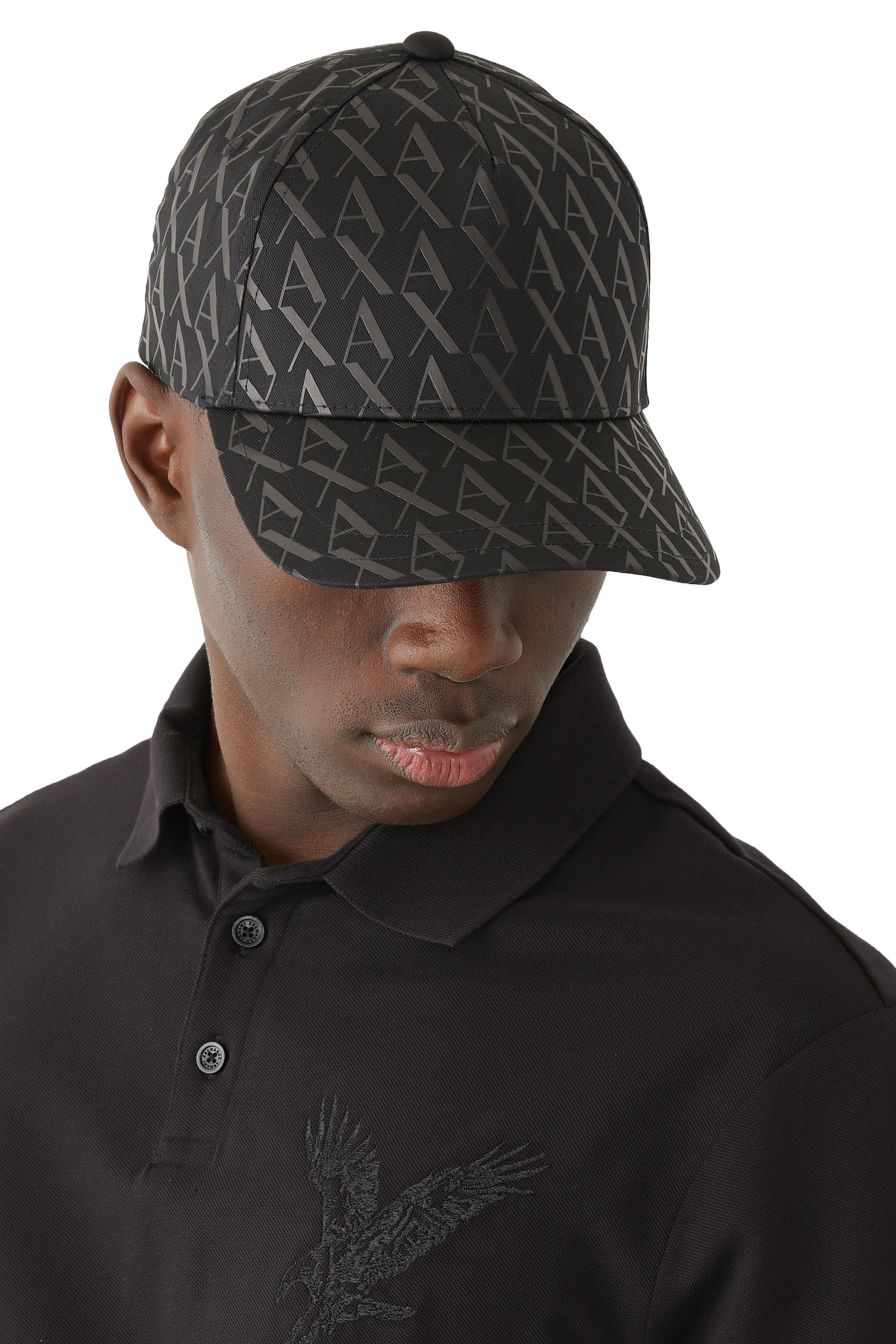 قبعة بيسبول بشعار الماركة بالكامل