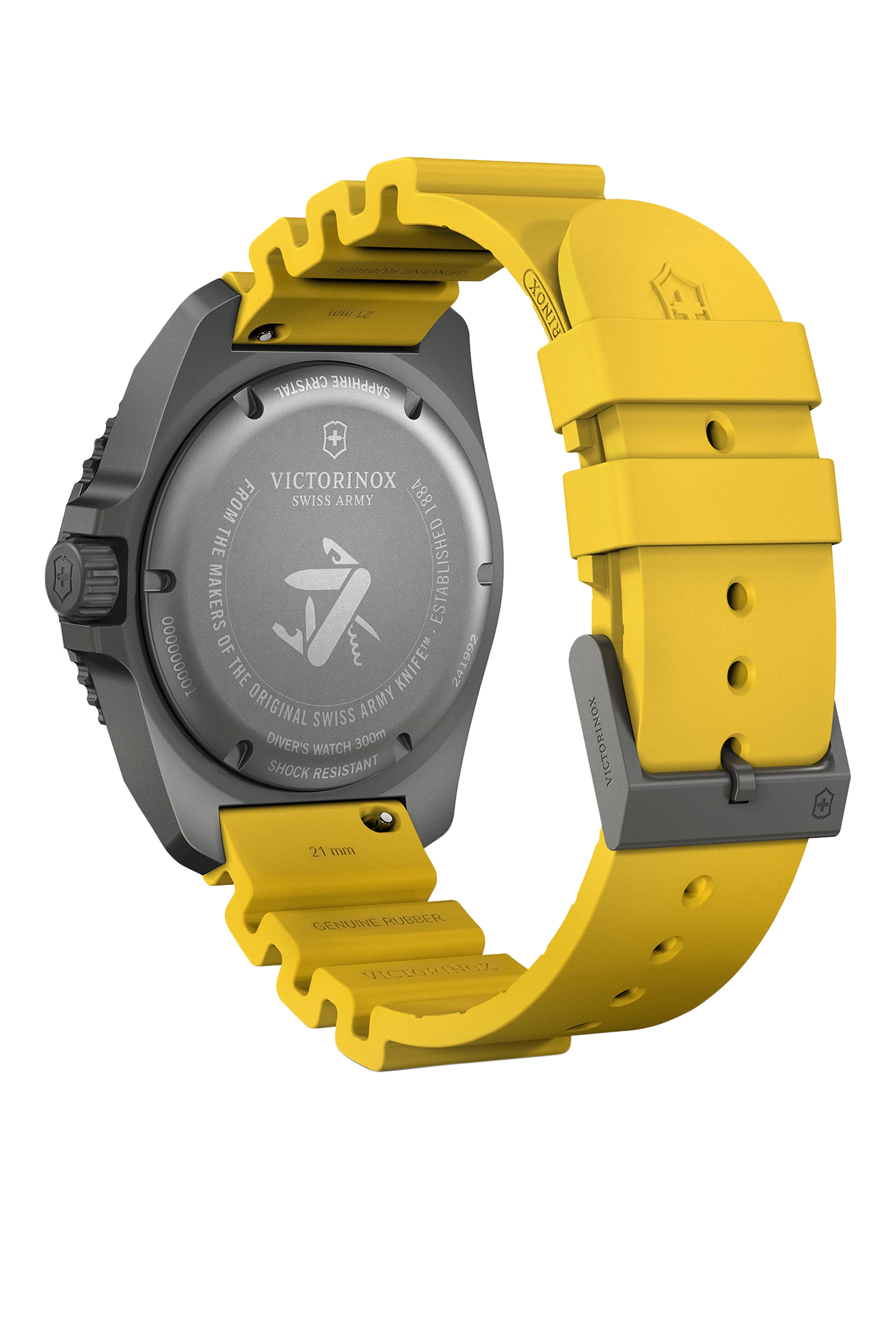 ساعة برو كوارتز للغوص، مطاط وتيتانيوم