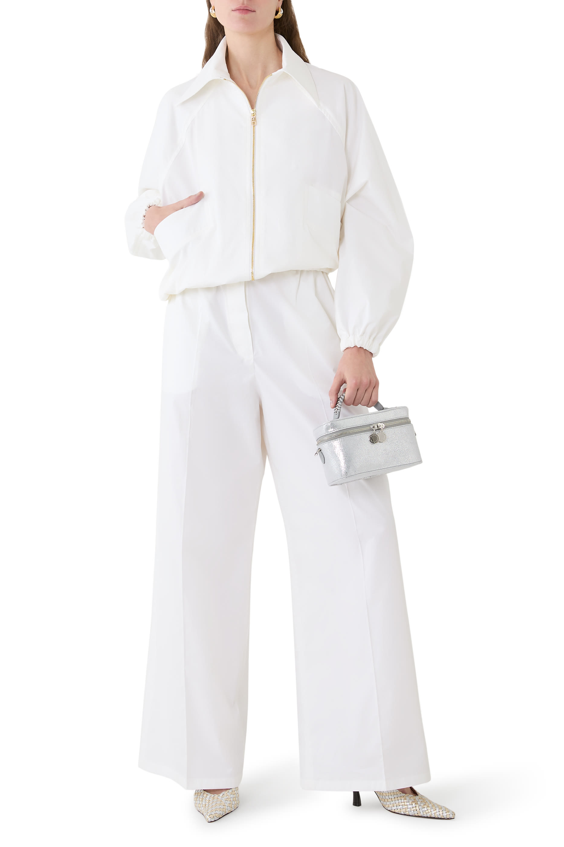 بنطال بخصر مطاطي قطن عضوي