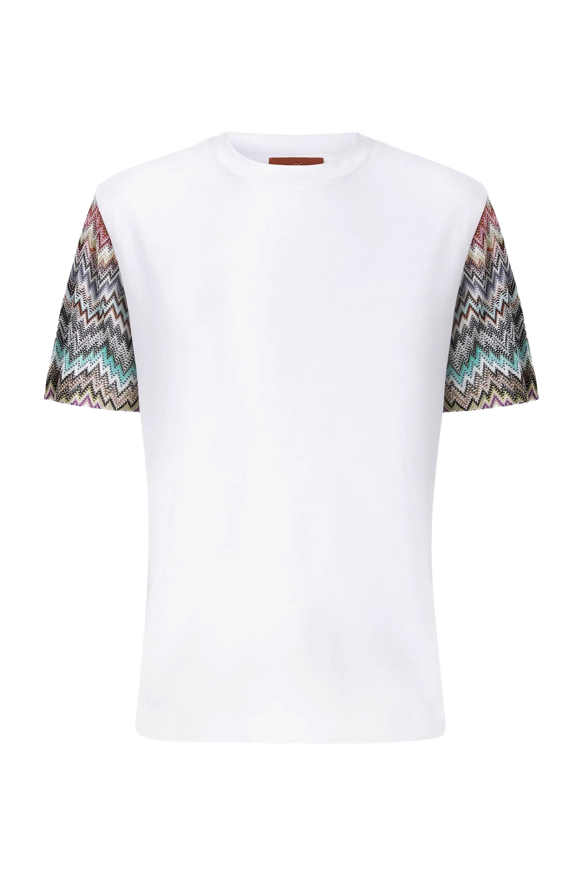 تيشيرت بياقة ضيقة نسيج راشيل