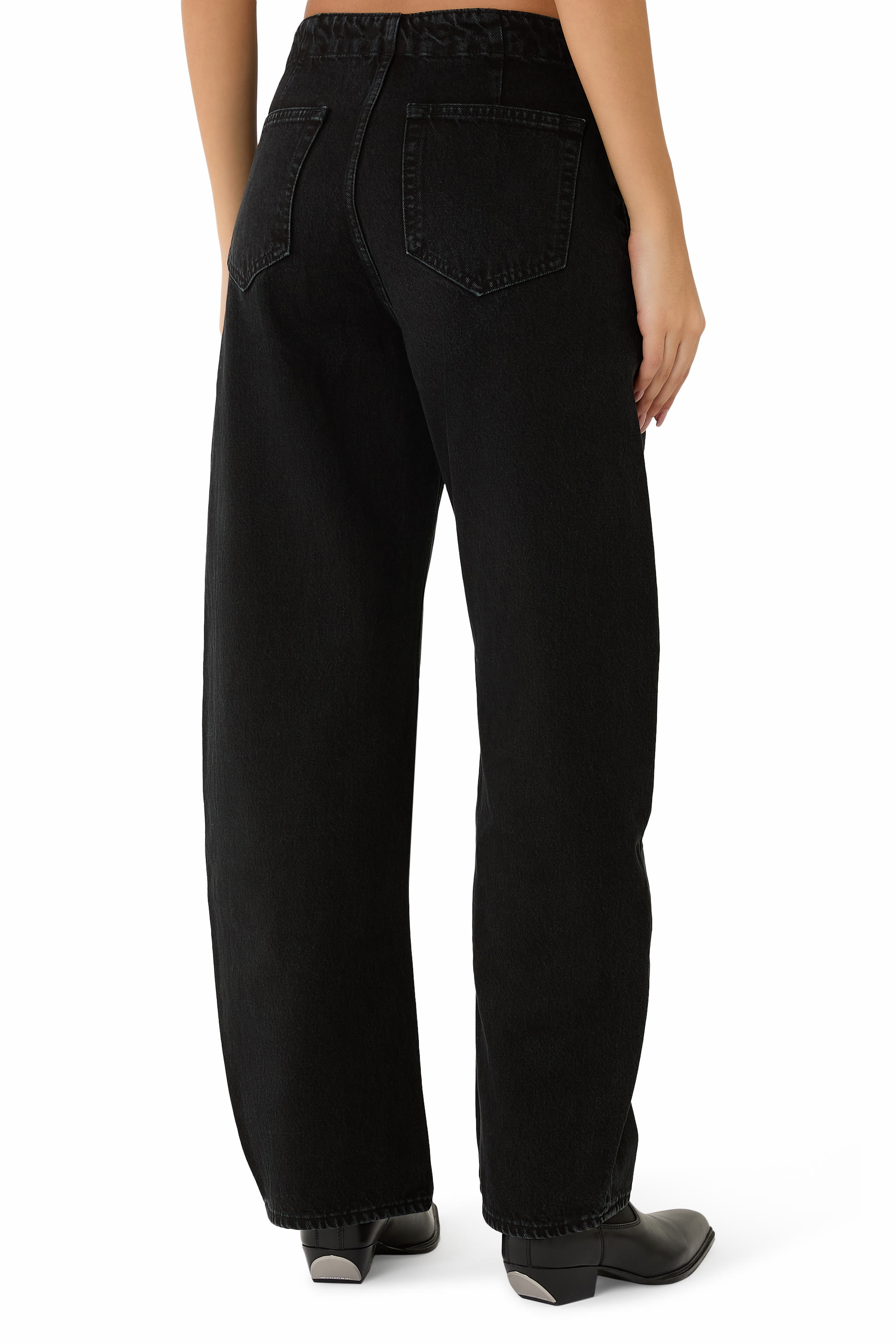 بنطال جينز بسحاب