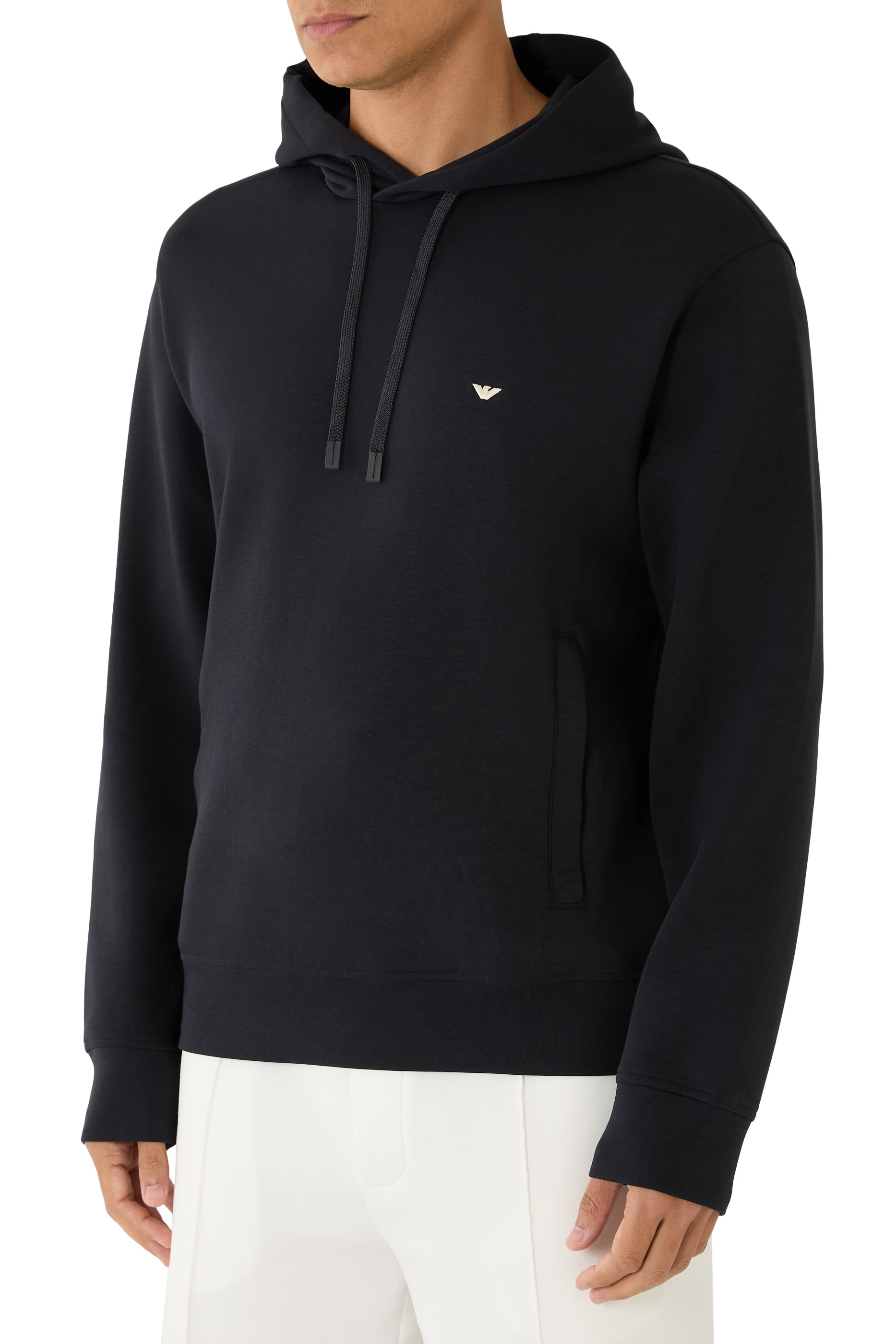 سويت شيرت بشعار الماركة بحجم صغير