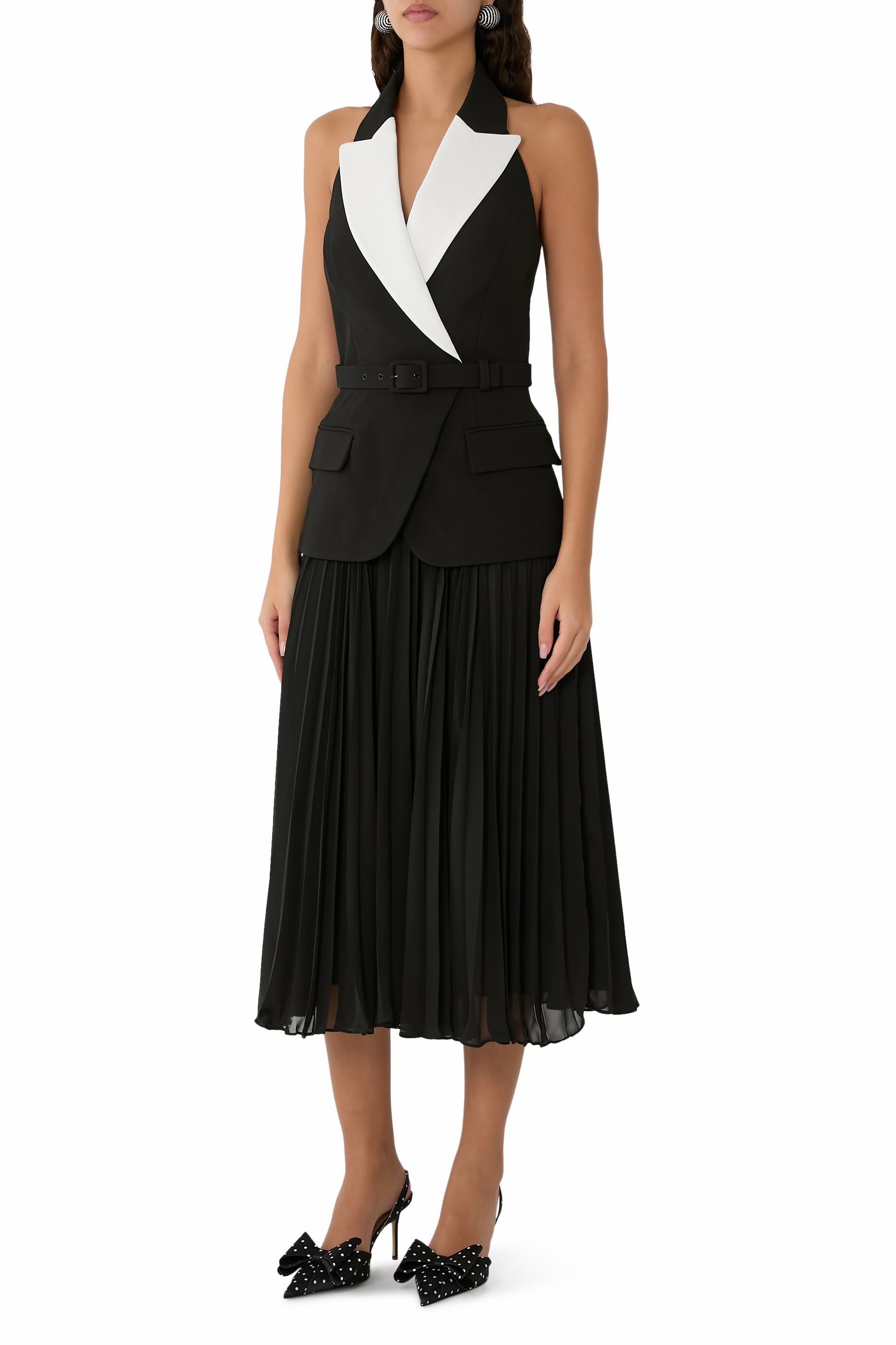 فستان إيما متوسط الطول