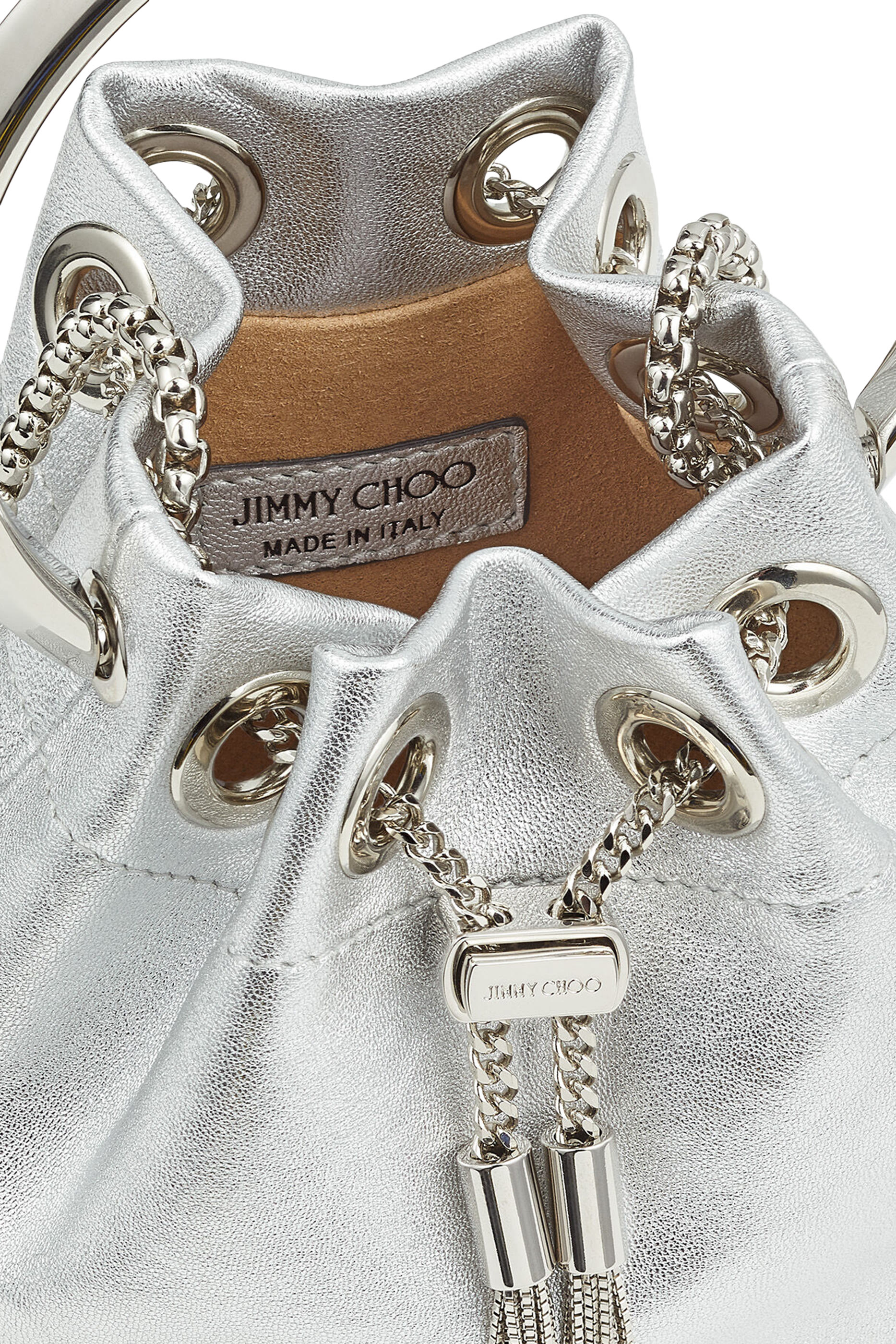 حقيبة بون بون صغيرة جلد نابا