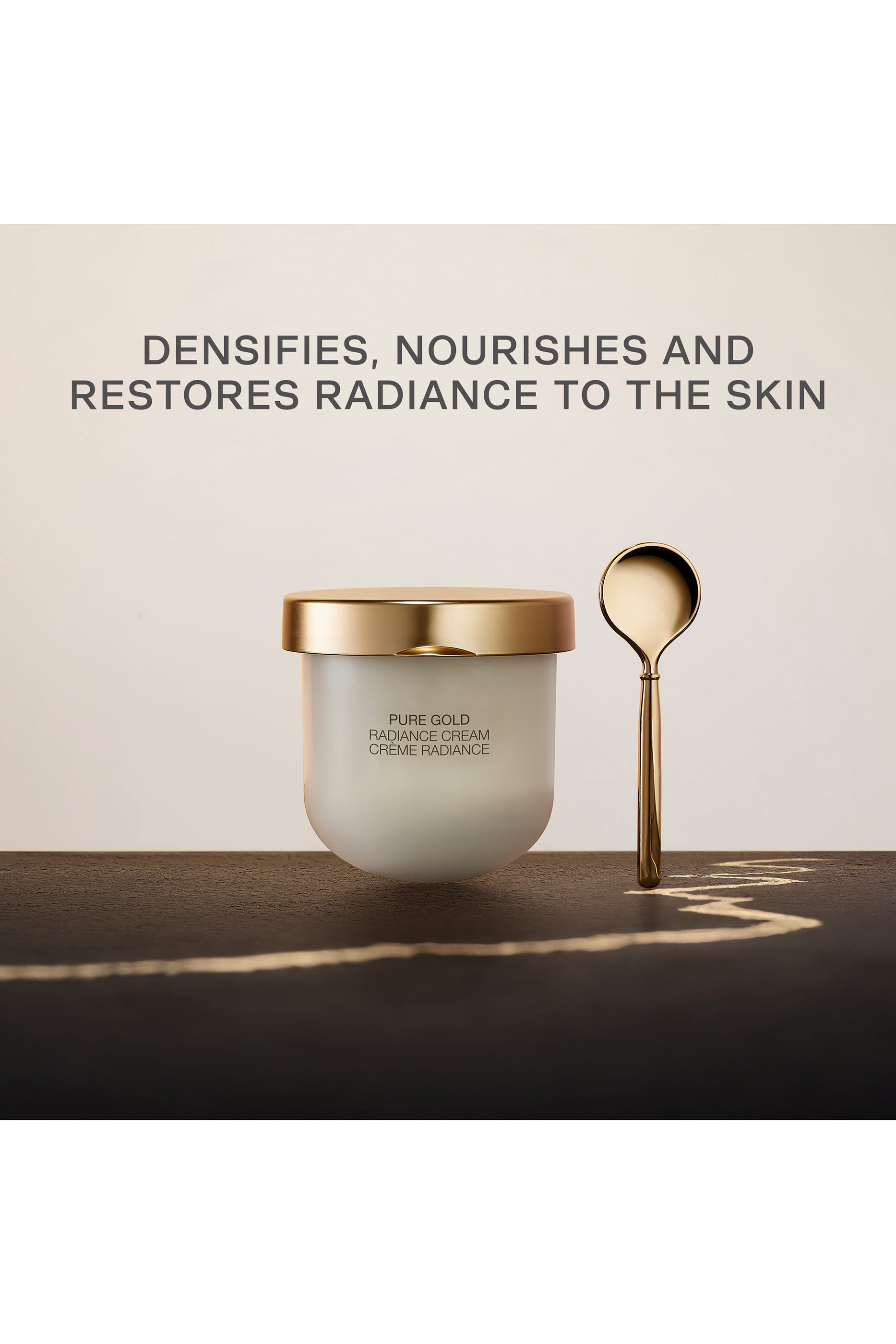 عبوة إعادة ملء كريم بيور غولد لإشراق البشرة