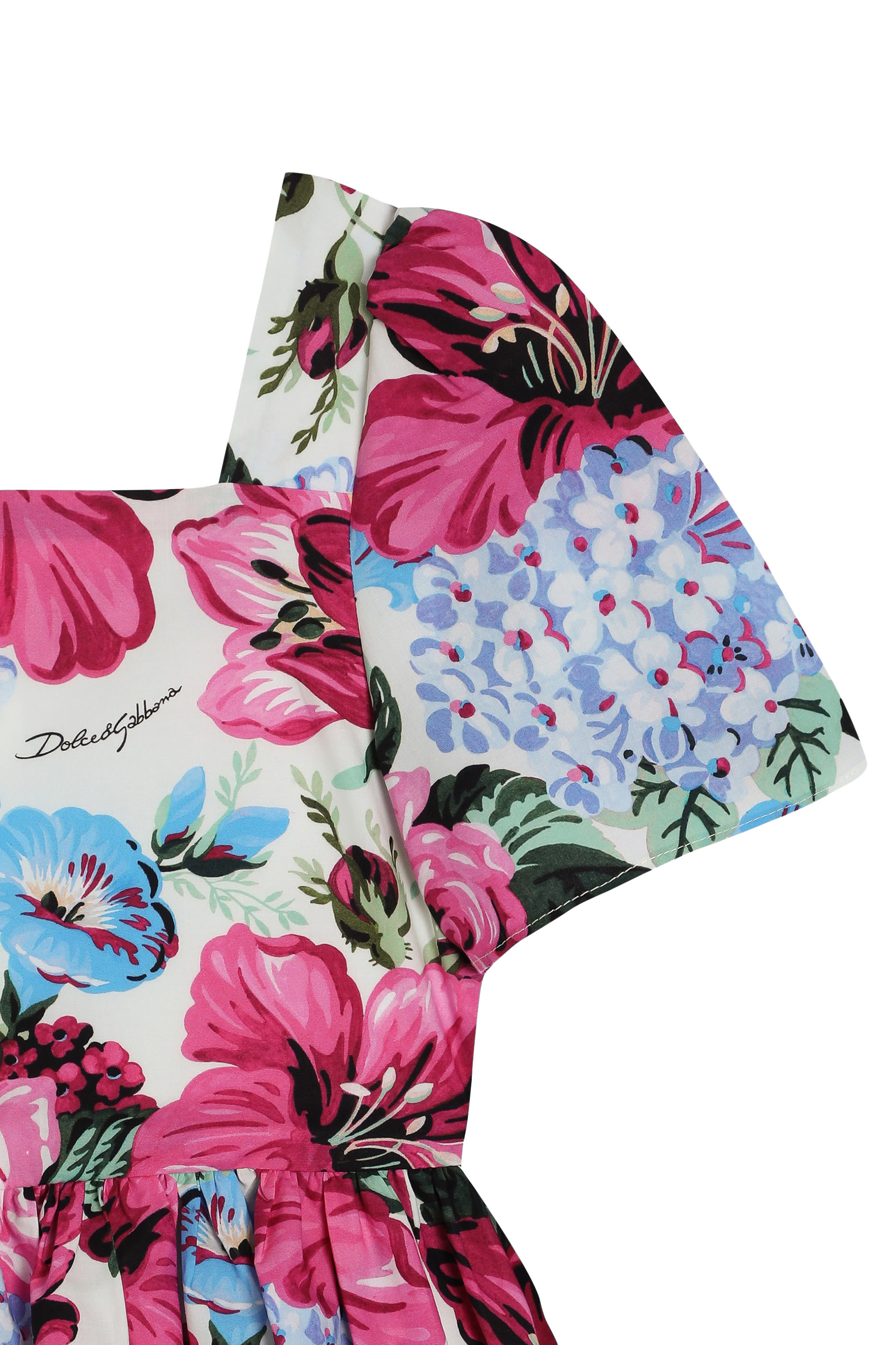 فستان بطبعات بوبلين للأطفال