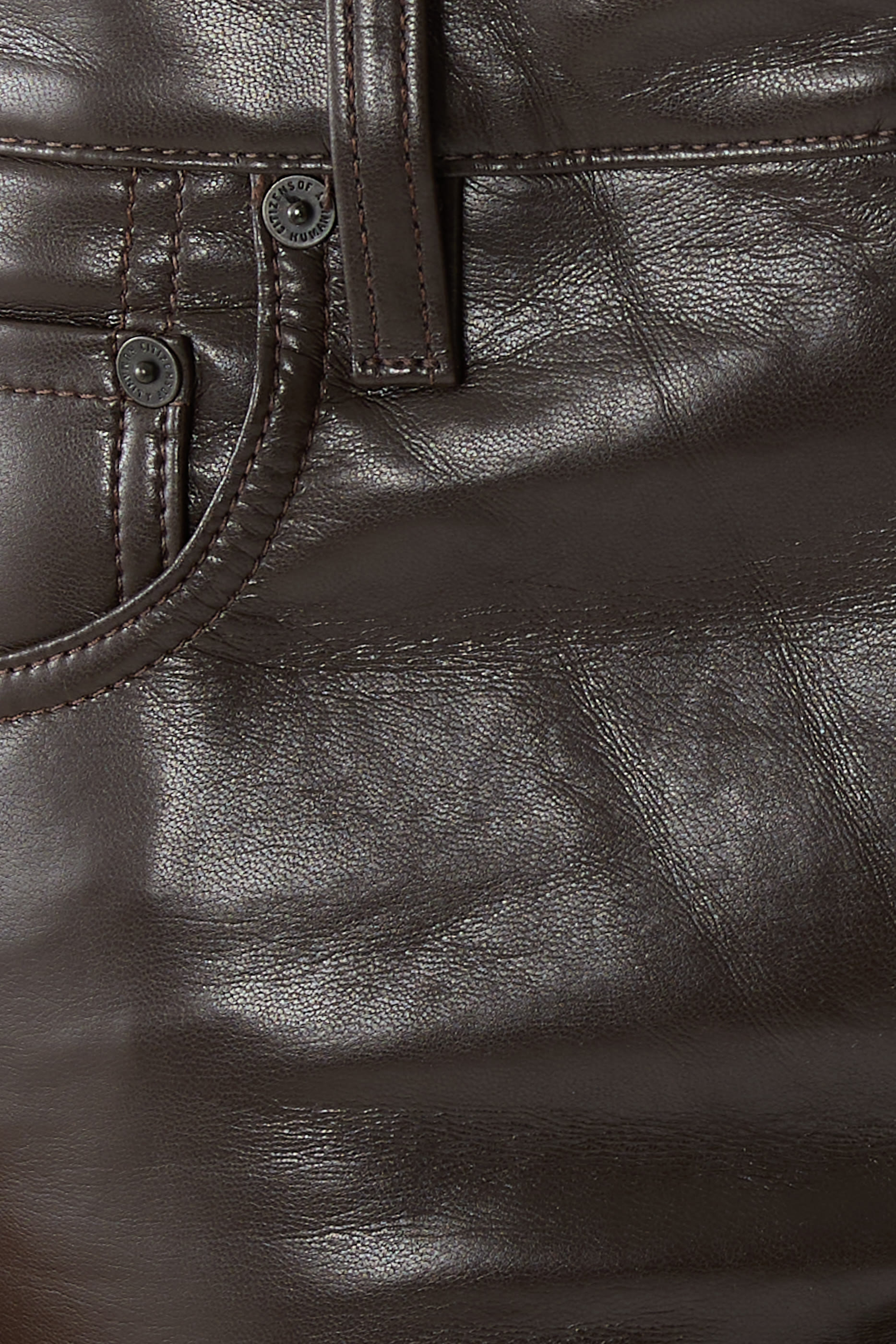 Ayla Baggy Recycled Leather Pants