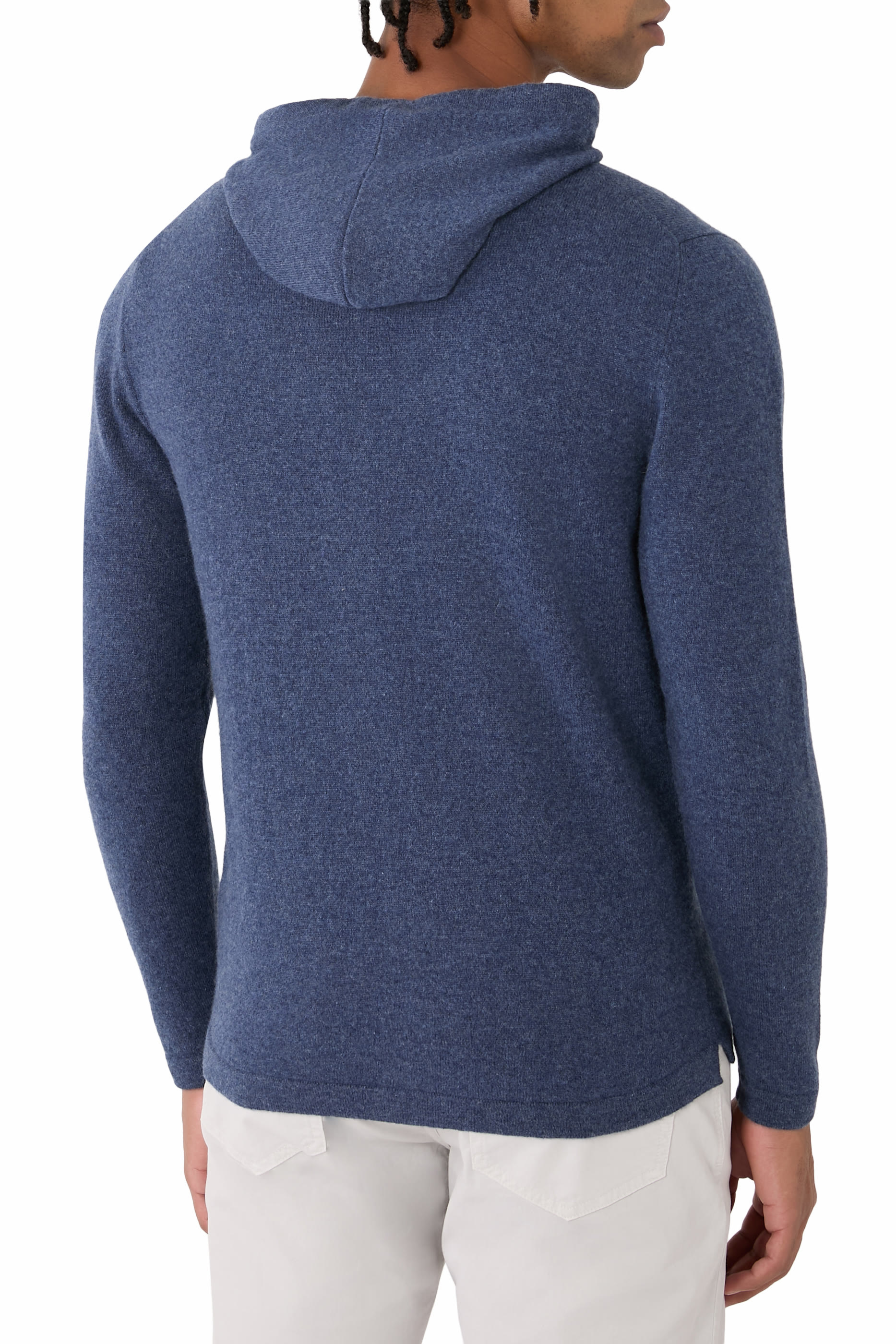 هودي بسحاب كشمير مزدوج الطبقات